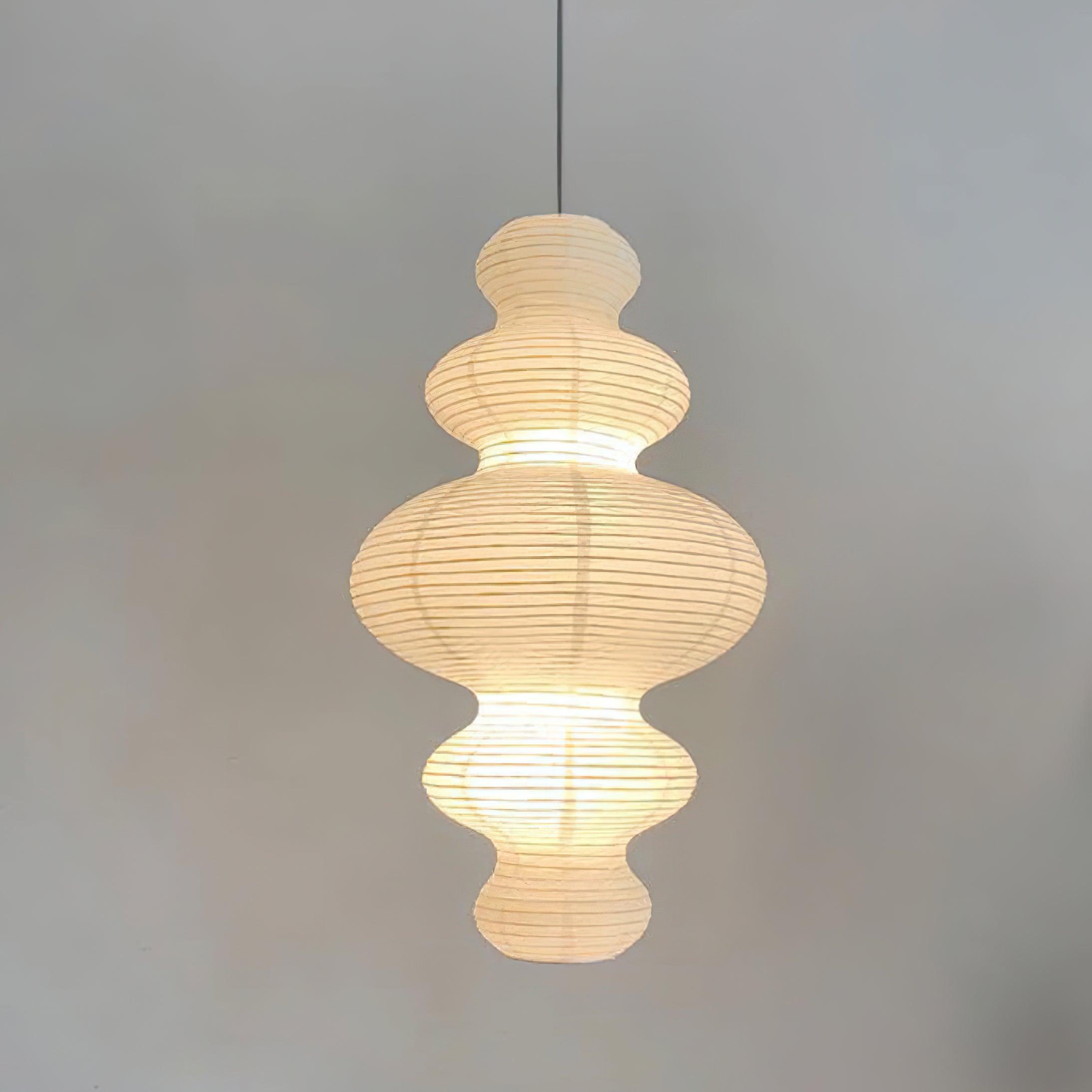 Akari Suspension Minimaliste en Bambou