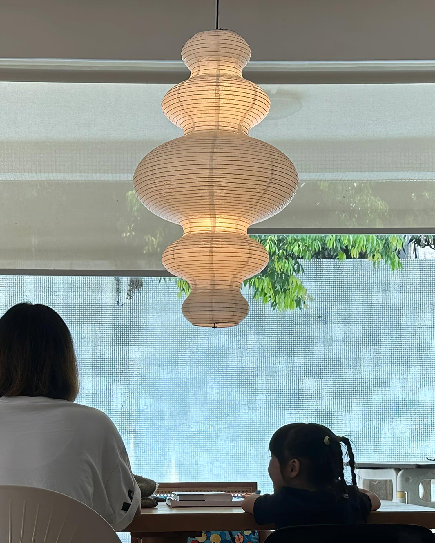 Akari Suspension Minimaliste en Bambou