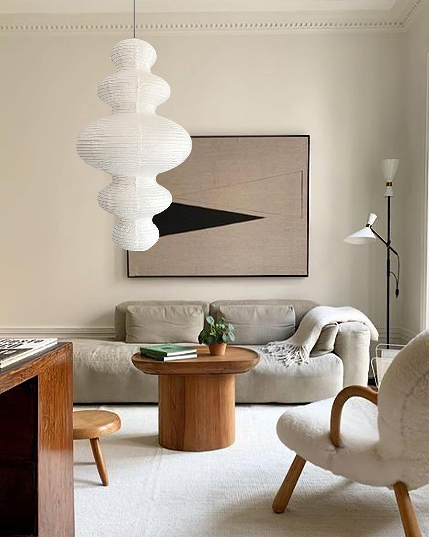 Akari Suspension Minimaliste en Bambou