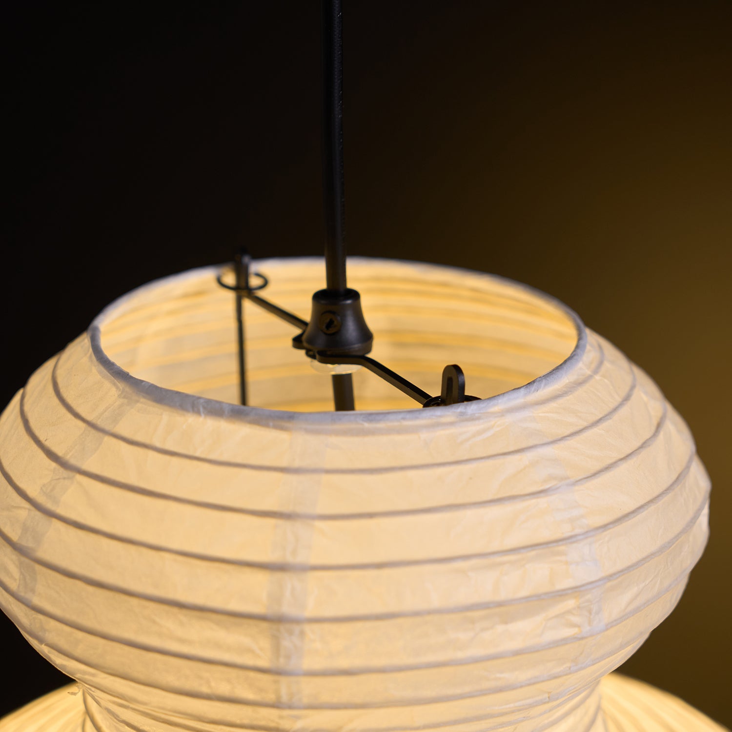 Akari Suspension Minimaliste en Bambou