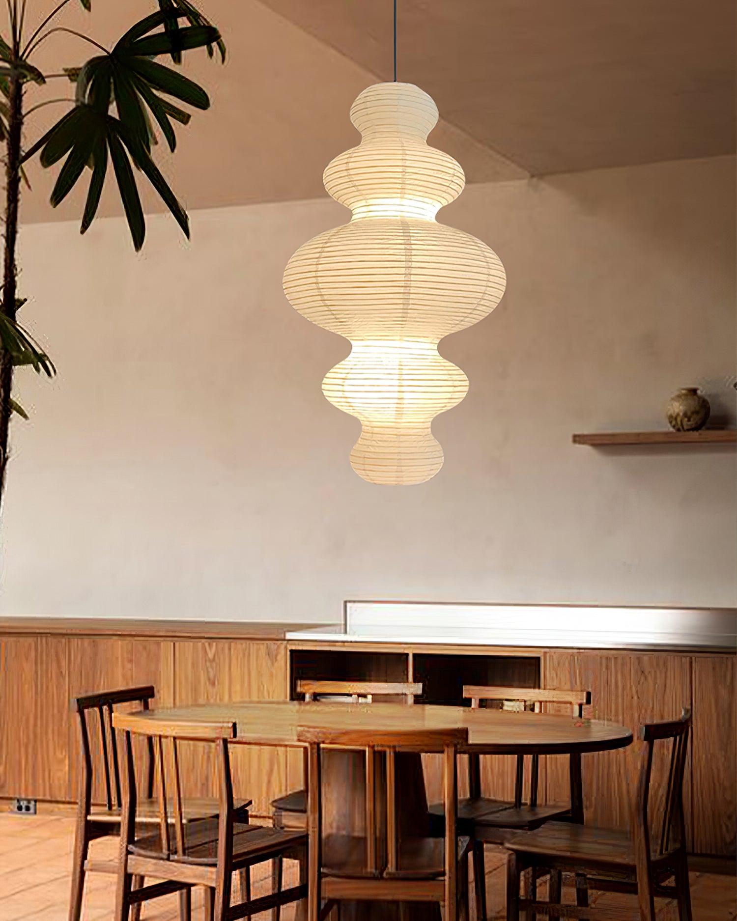 Akari Suspension Minimaliste en Bambou
