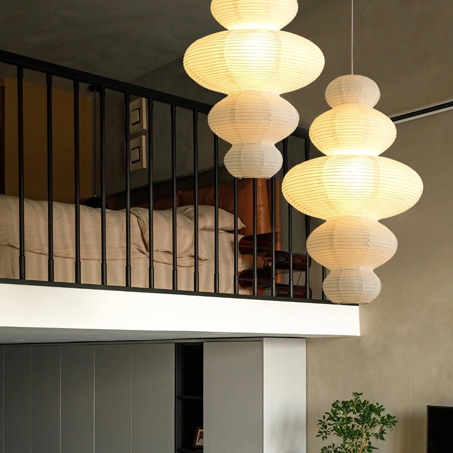 Akari Suspension Minimaliste en Bambou