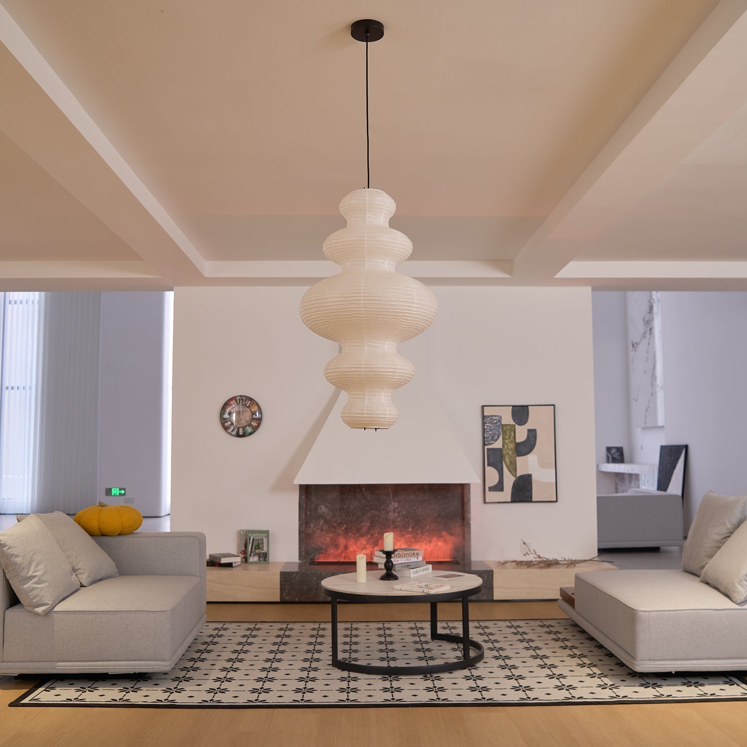Akari Suspension Minimaliste en Bambou