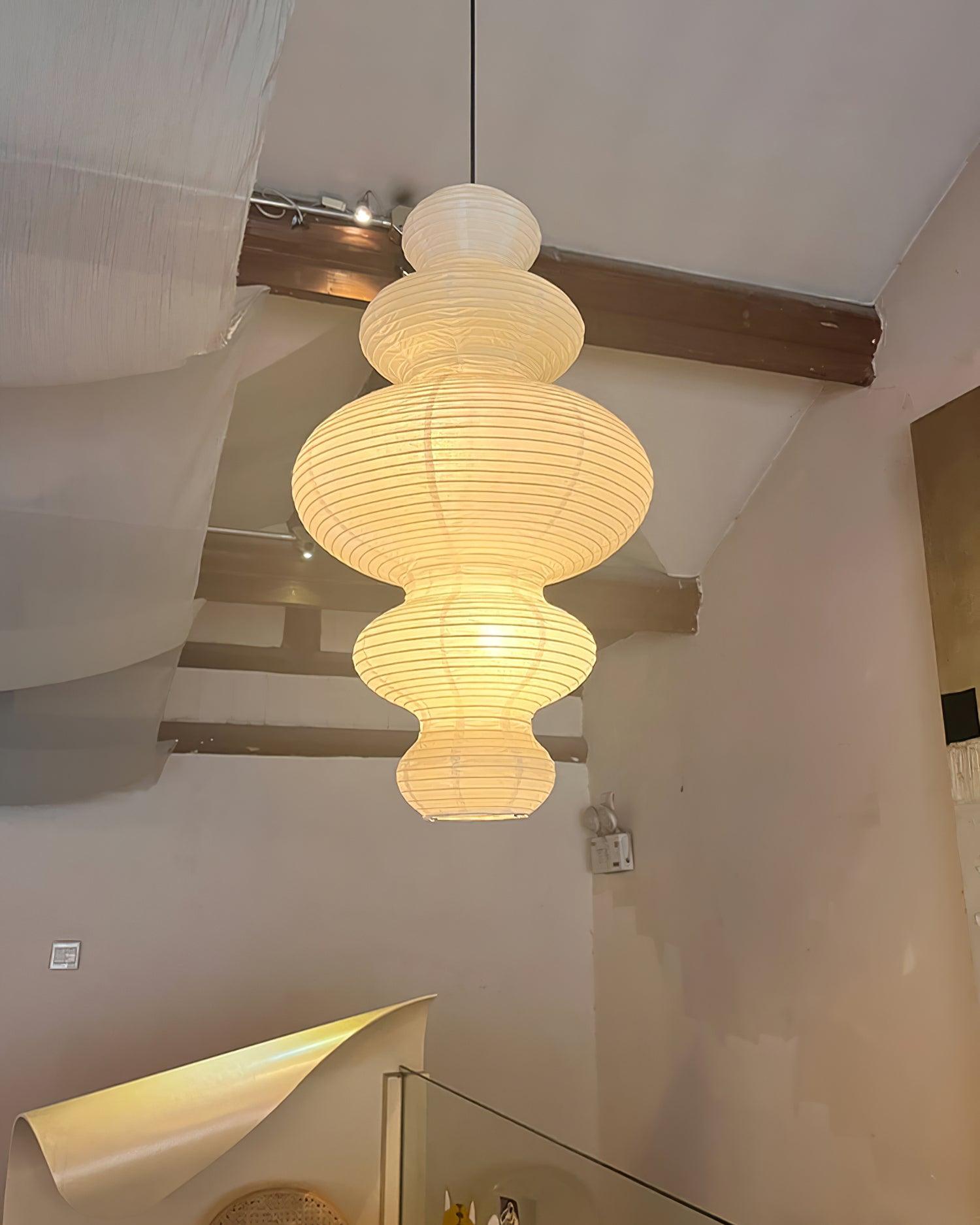 Akari Suspension Minimaliste en Bambou