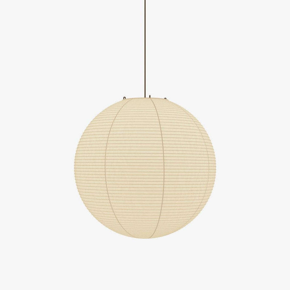 Solara Suspension Bambou Papier Washi Ronde