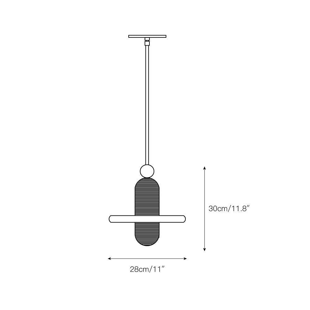 Ildvuvye Suspension Métal Comète Créativité Individuelle