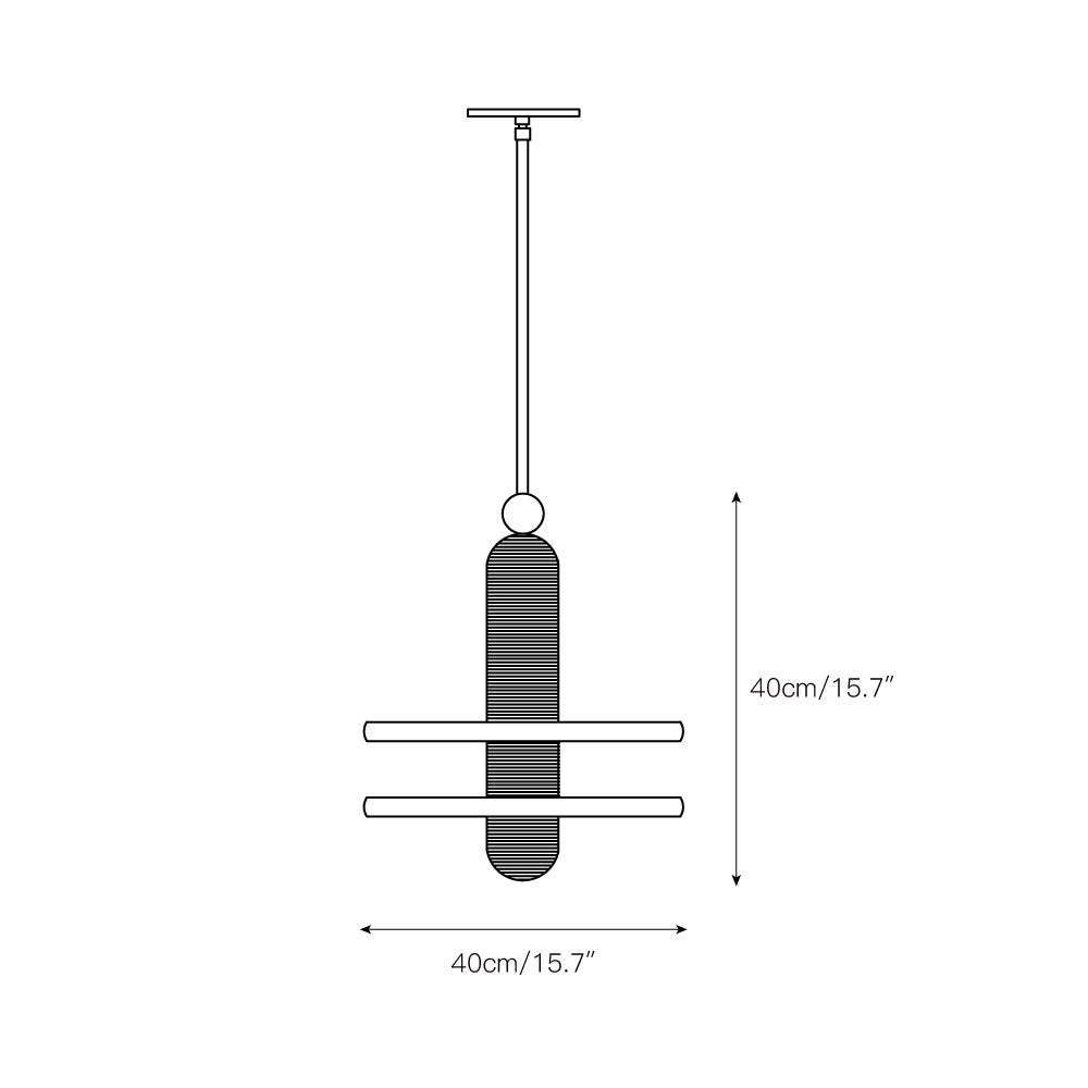 Ildvuvye Suspension Métal Comète Créativité Individuelle