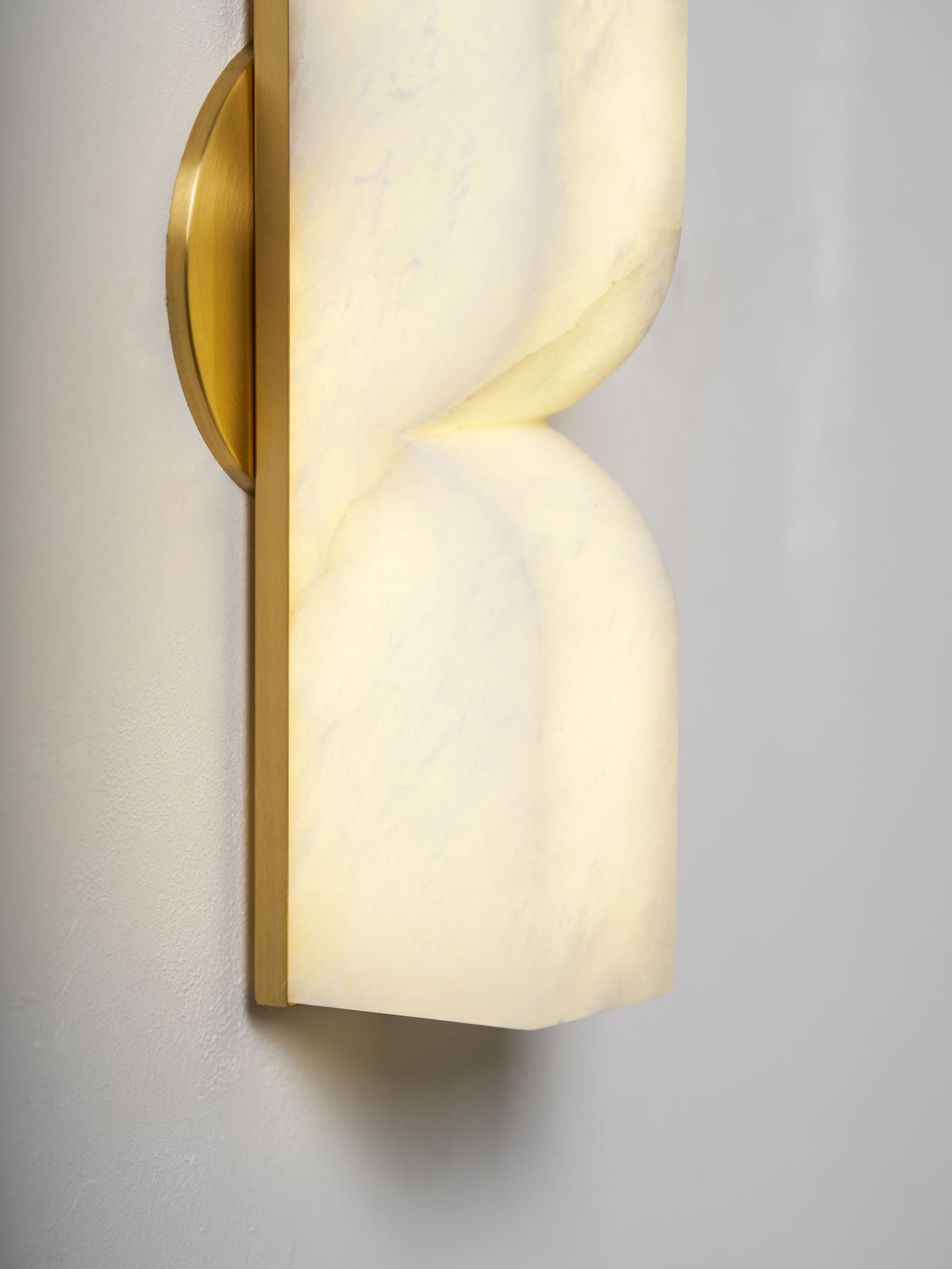 Lunaris Lampe Murale Rectangulaire en Albâtre