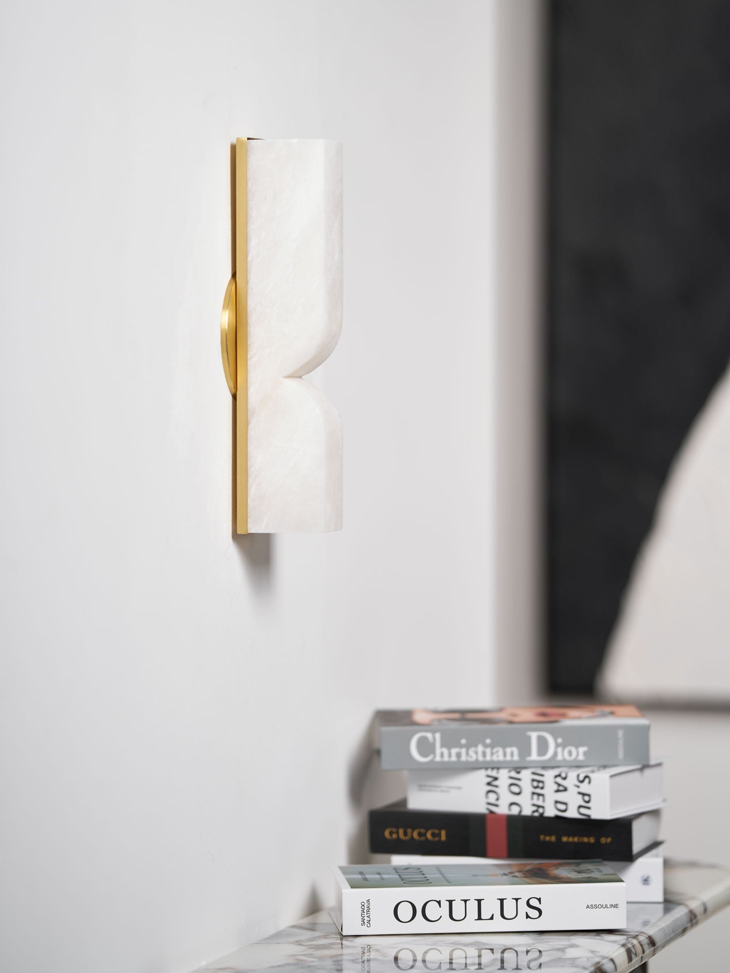 Imiraris Minimalist Alabaster Wall Light