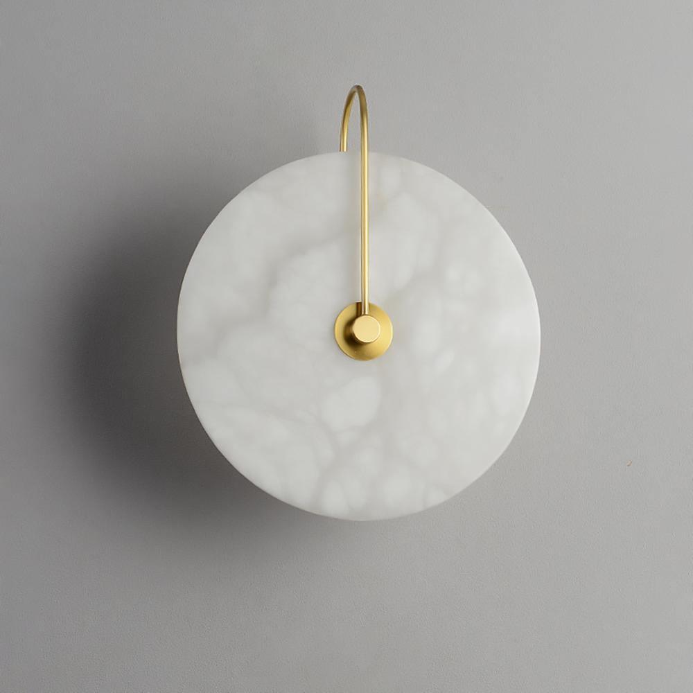 Elaris Applique Murale Globe en Albâtre