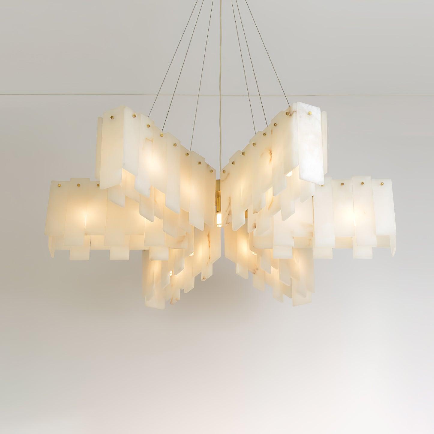 Vevelila Lustre Moderne en Albâtre