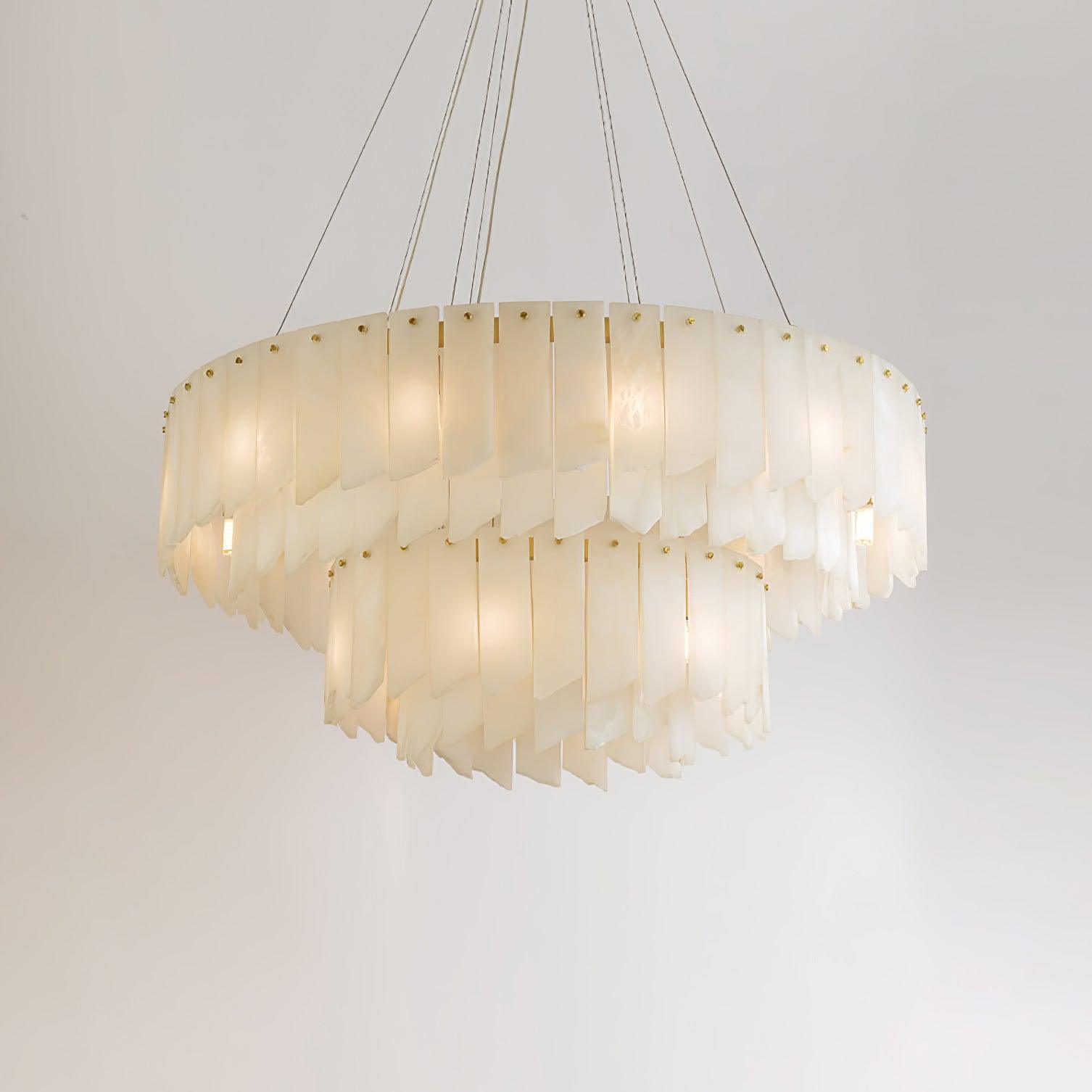Vevelila Lustre Moderne en Albâtre