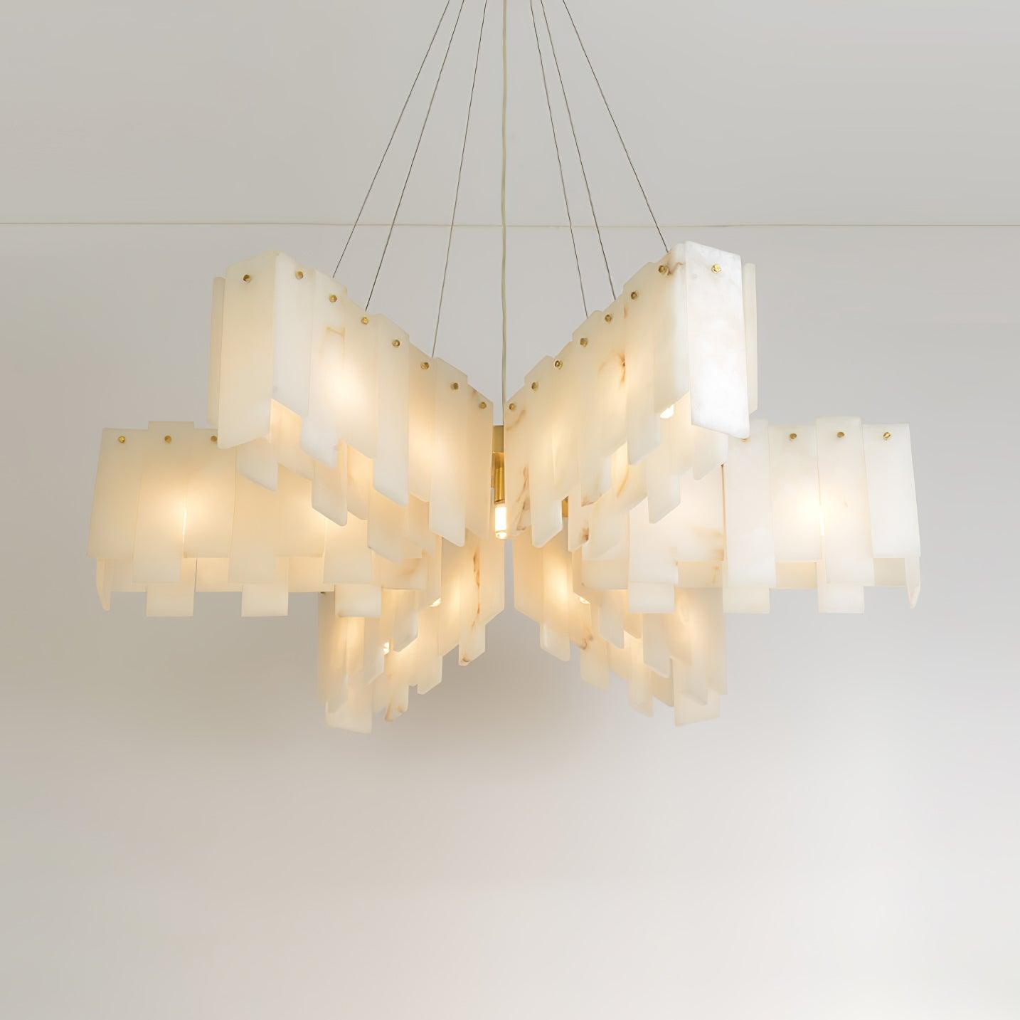 Vevelila Lustre Moderne en Albâtre