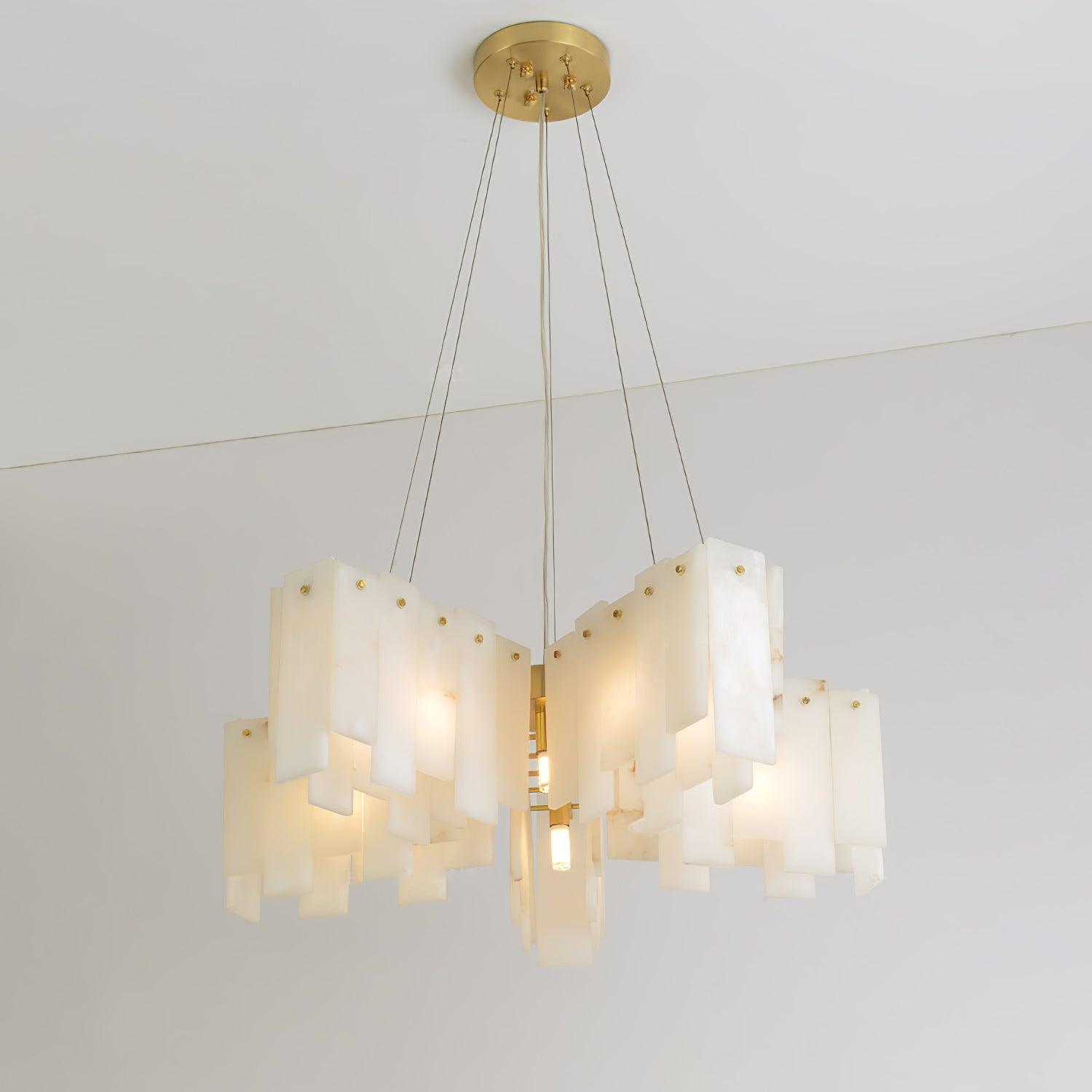 Vevelila Lustre Moderne en Albâtre