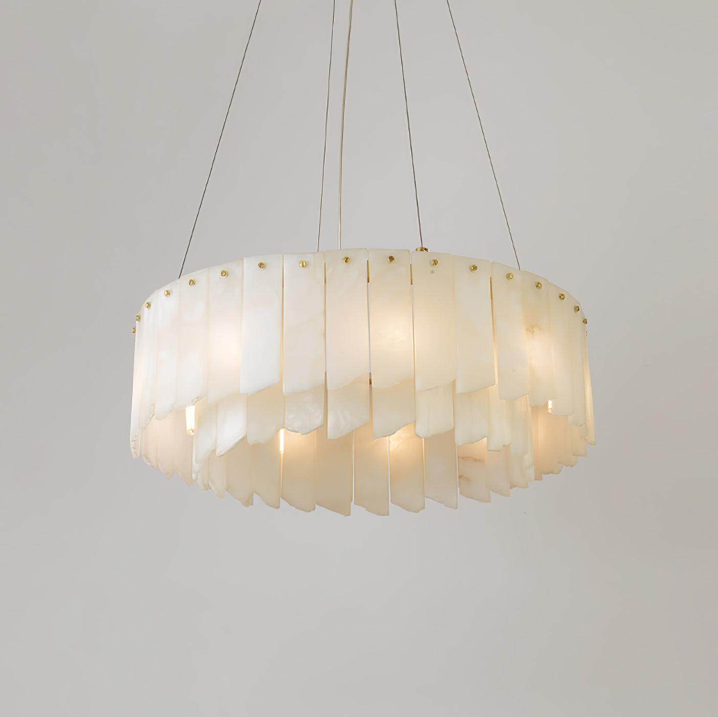 Vevelila Lustre Moderne en Albâtre