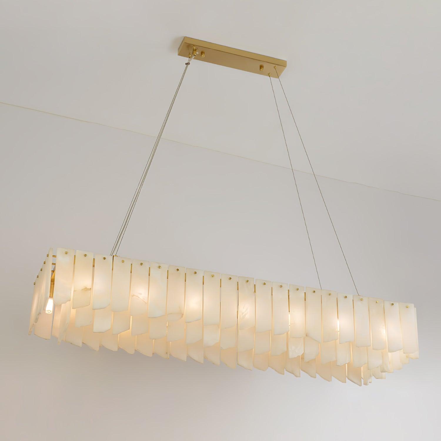Vevelila Lustre Moderne en Albâtre