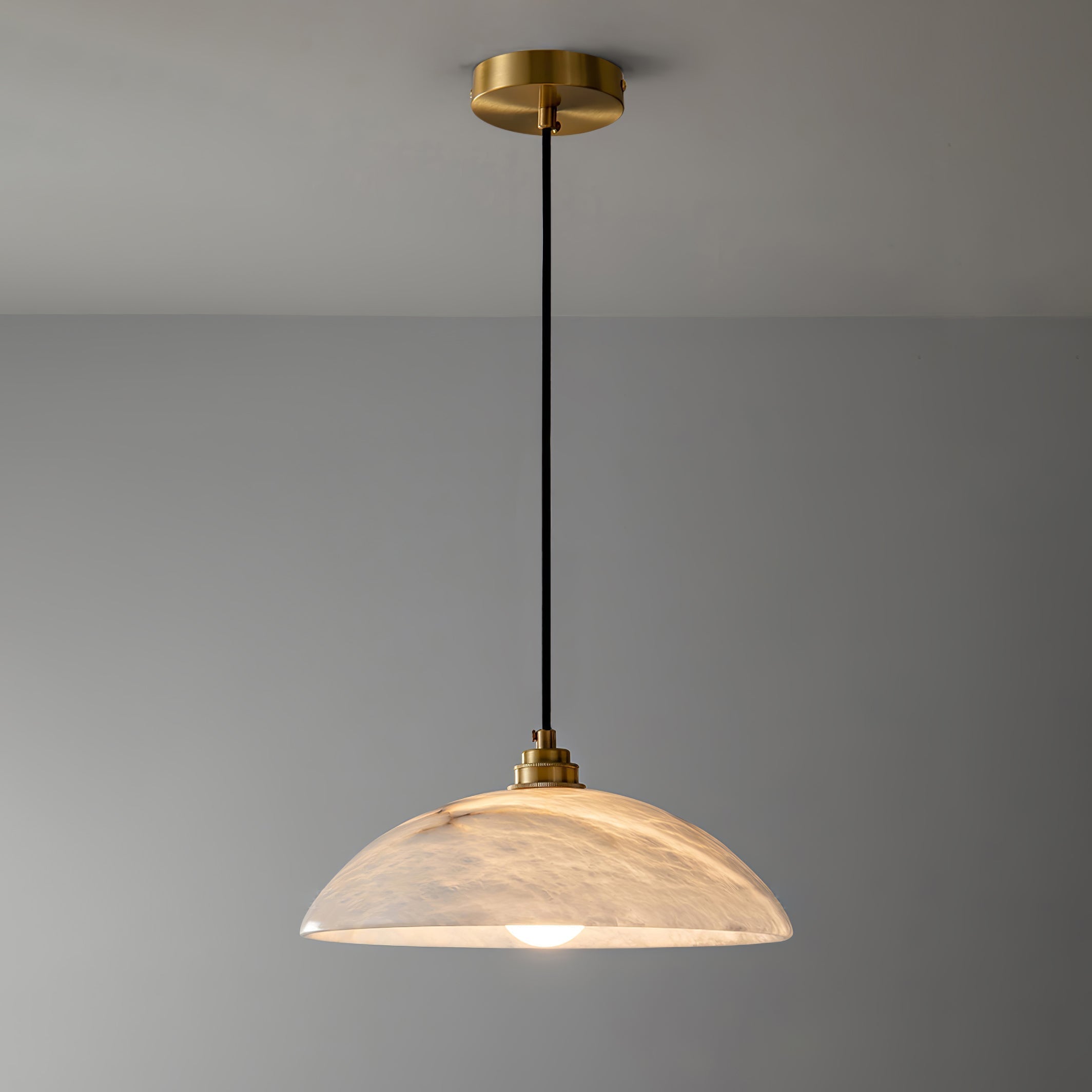 Nerea Suspension Lampe en Albâtre Minimaliste