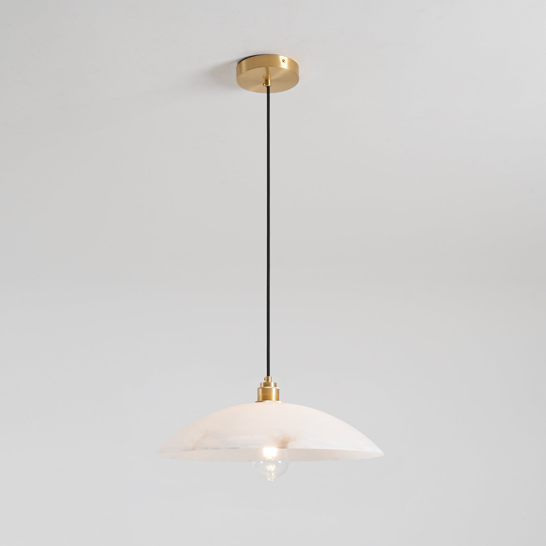 Nerea Suspension Lampe en Albâtre Minimaliste