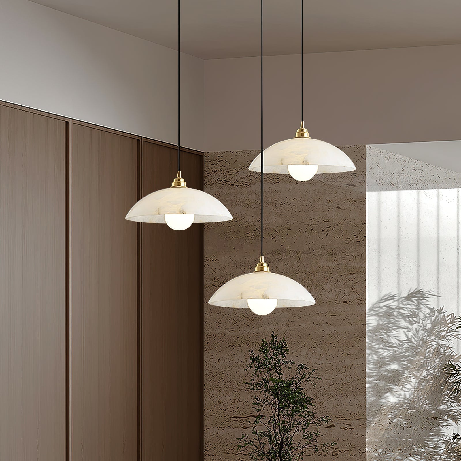 Ljomuvyd Suspension Métal Dôme Créativité Salon