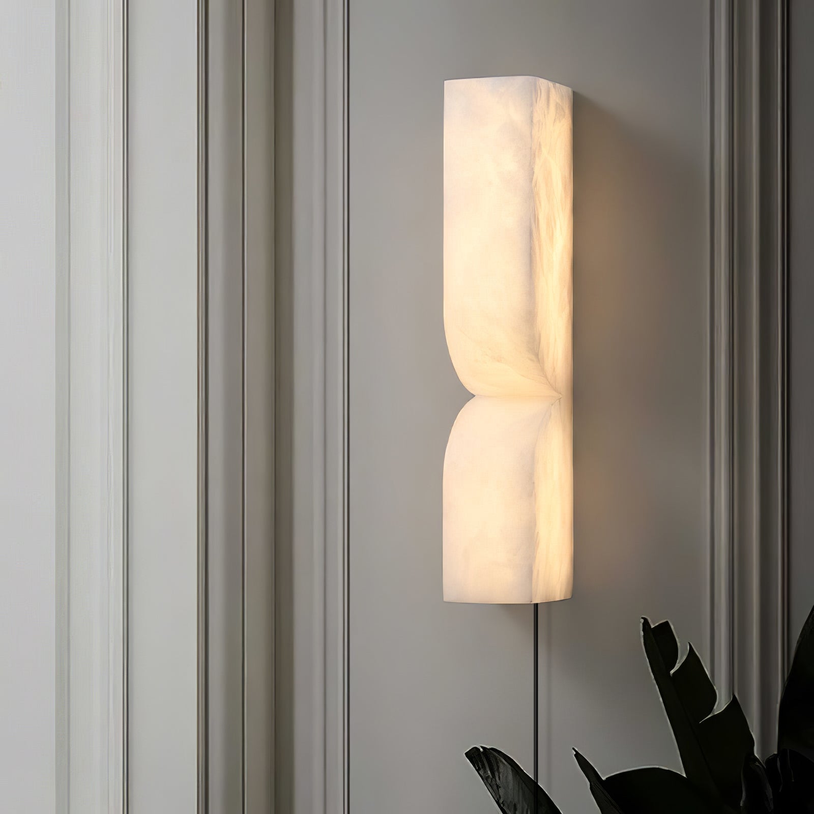 Imiraris Minimalist Alabaster Wall Light