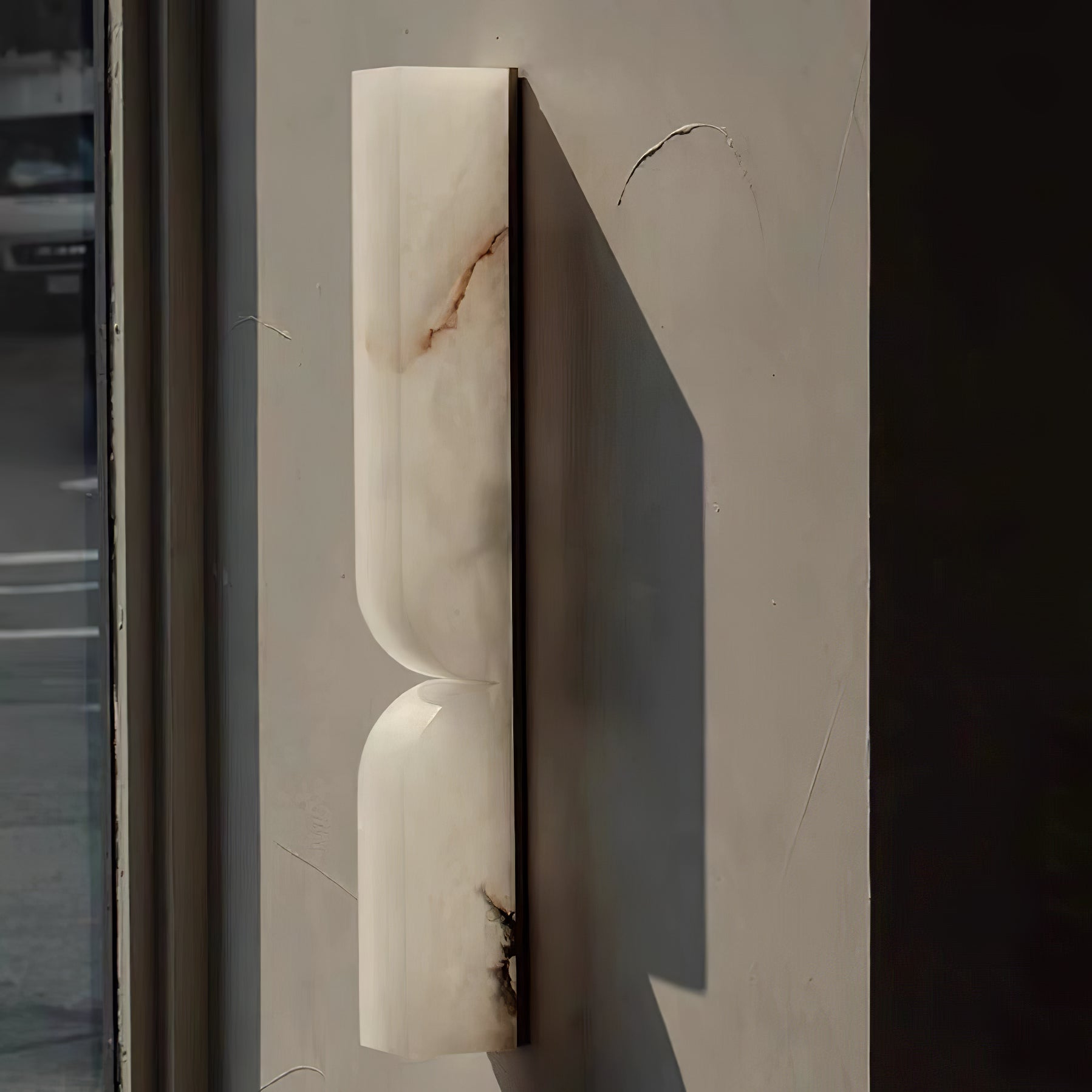Imiraris Minimalist Alabaster Wall Light