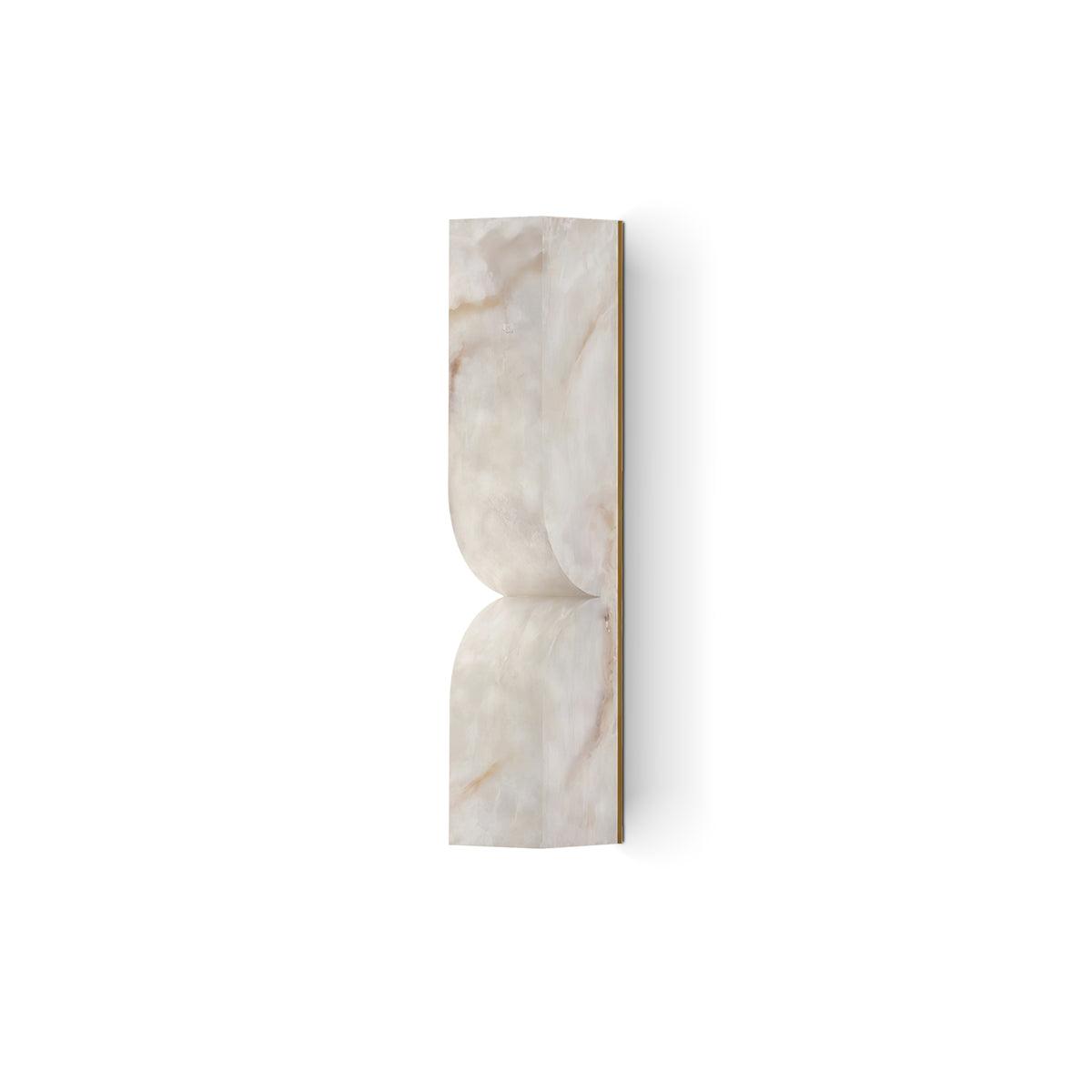 Lunaris Lampe Murale Rectangulaire en Albâtre