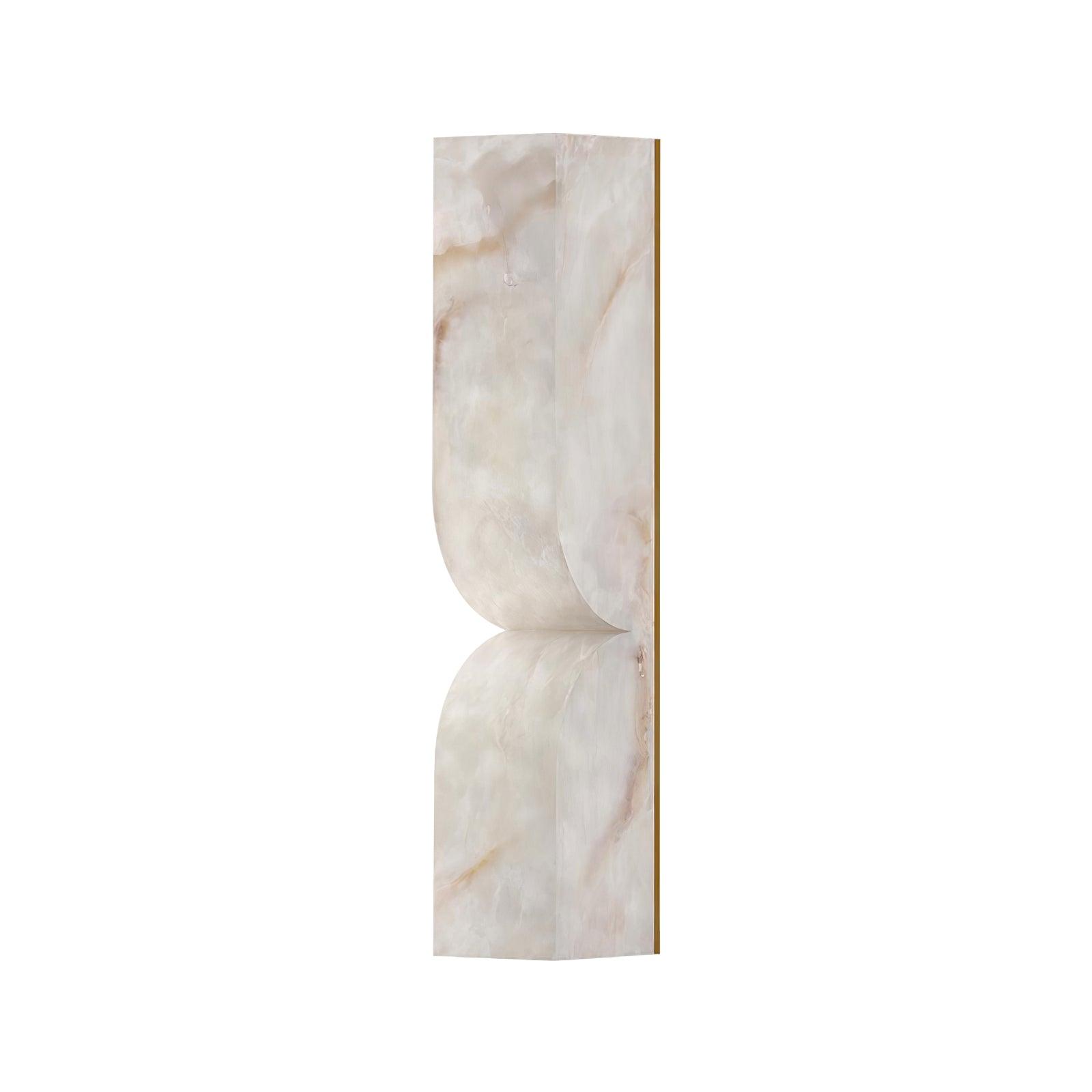 Lunaris Lampe Murale Rectangulaire en Albâtre
