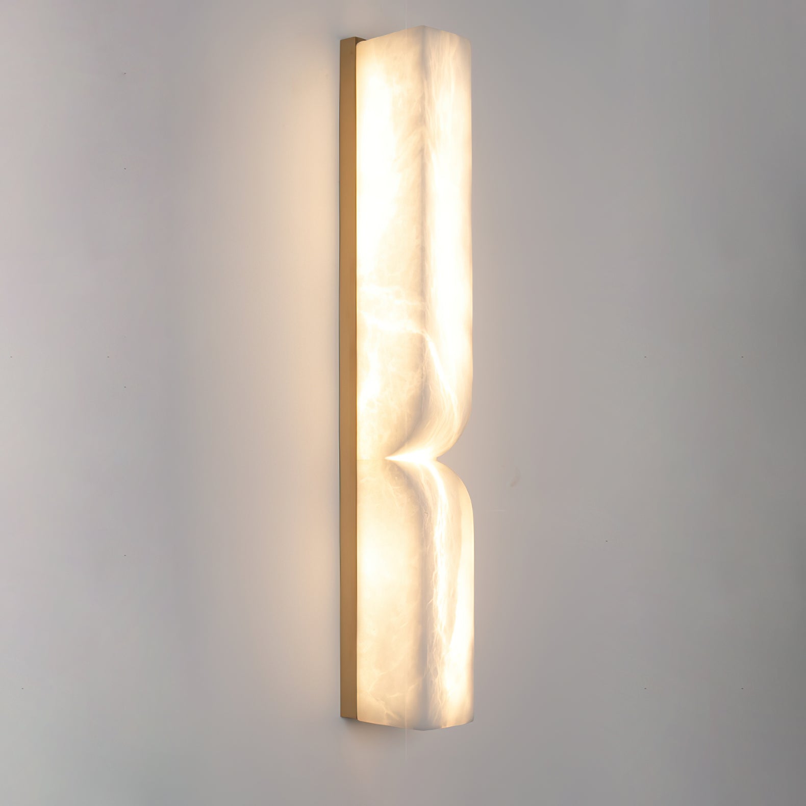 Lunaris Lampe Murale Rectangulaire en Albâtre