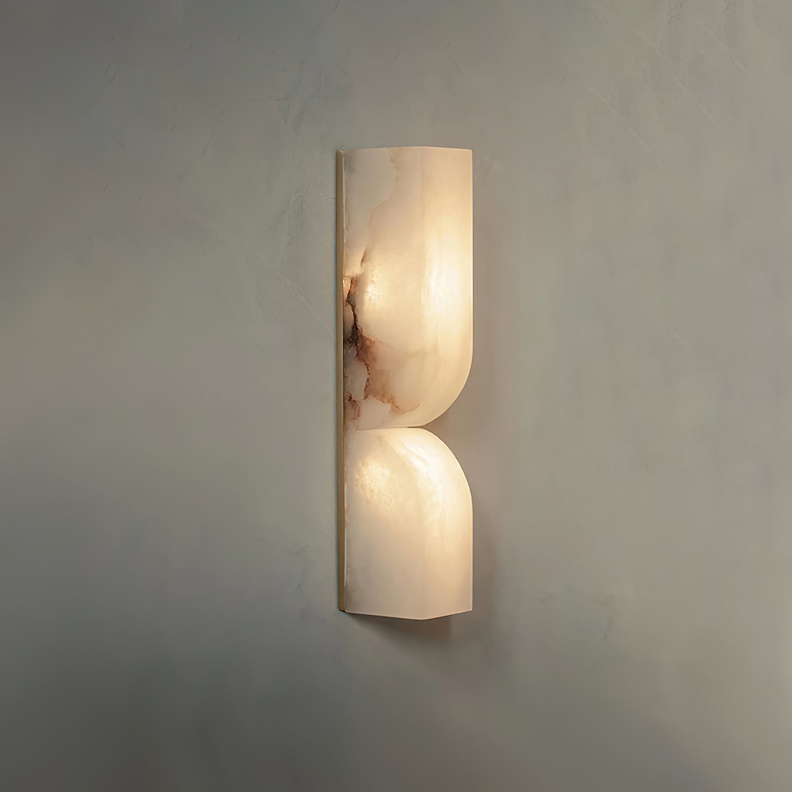 Lunaris Lampe Murale Rectangulaire en Albâtre