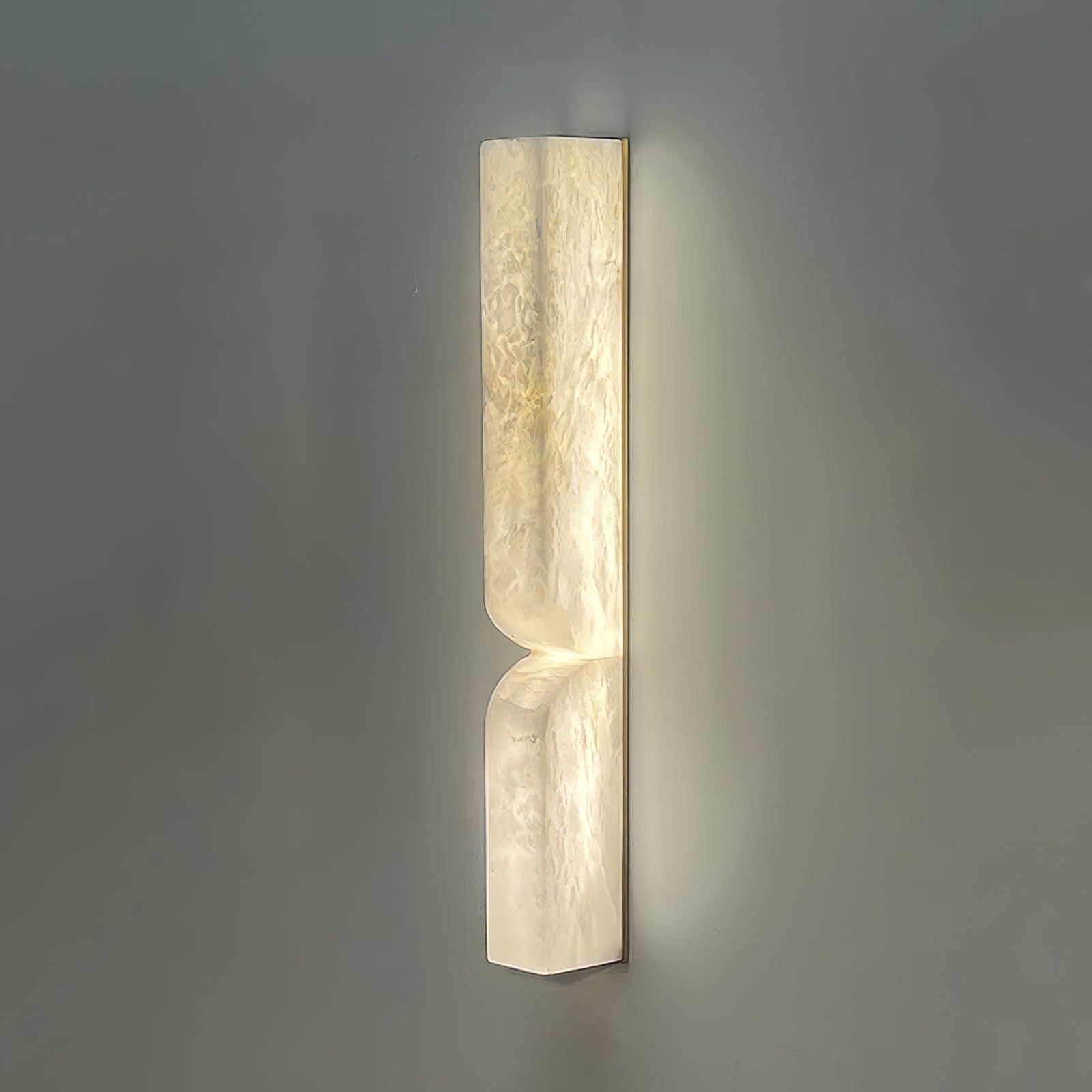 Lunaris Lampe Murale Rectangulaire en Albâtre
