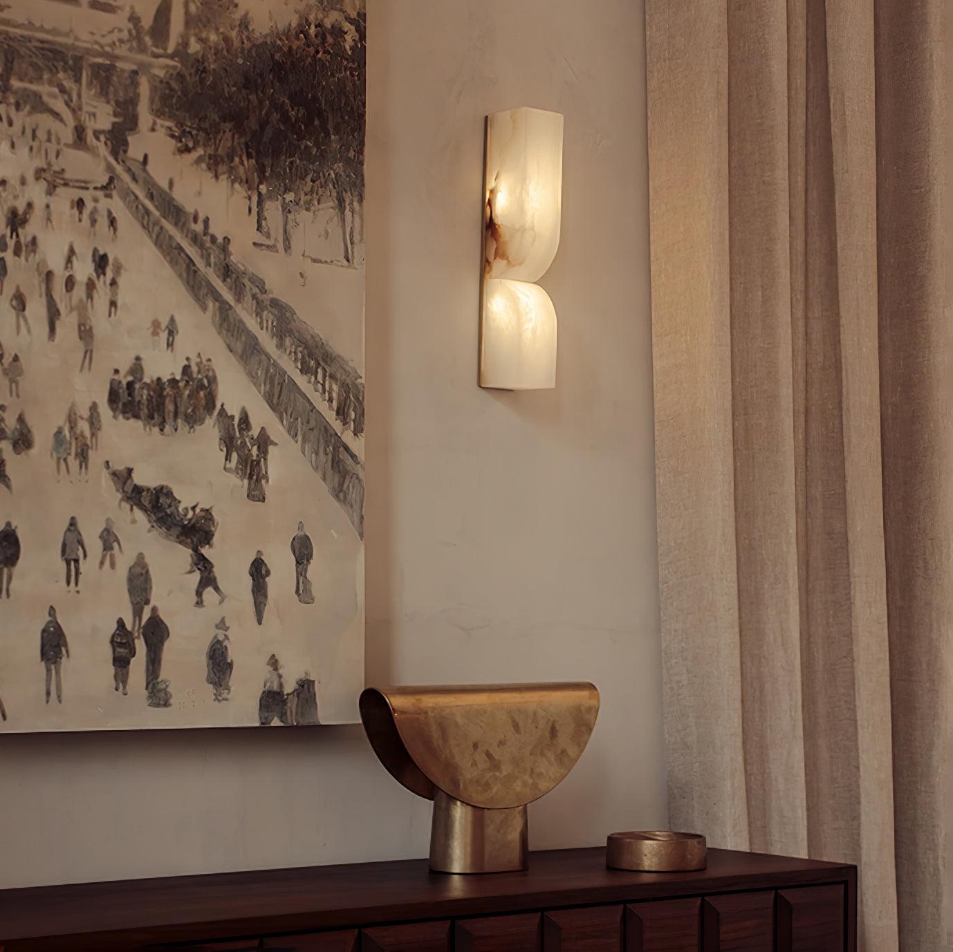 Imiraris Minimalist Alabaster Wall Light