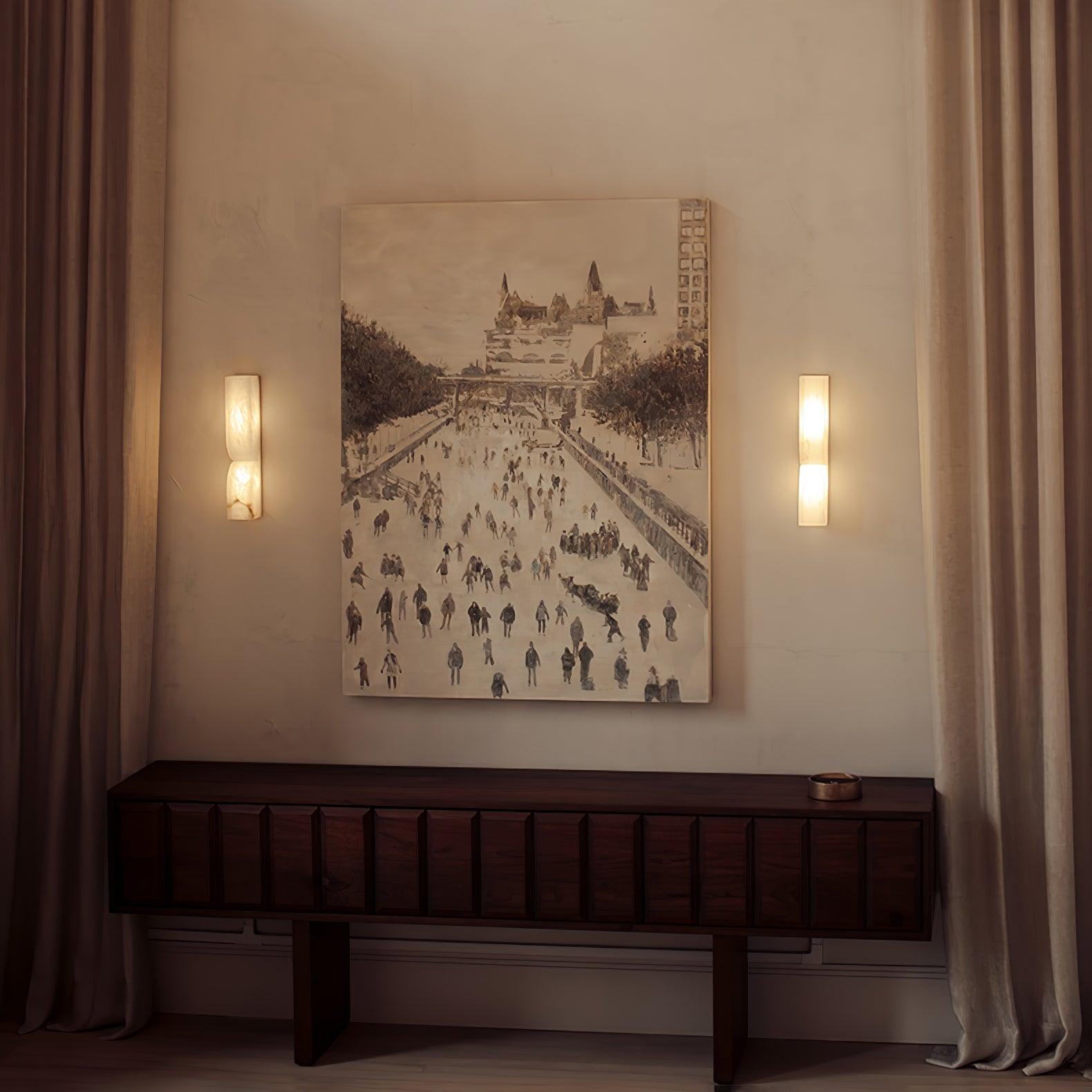 Imiraris Minimalist Alabaster Wall Light