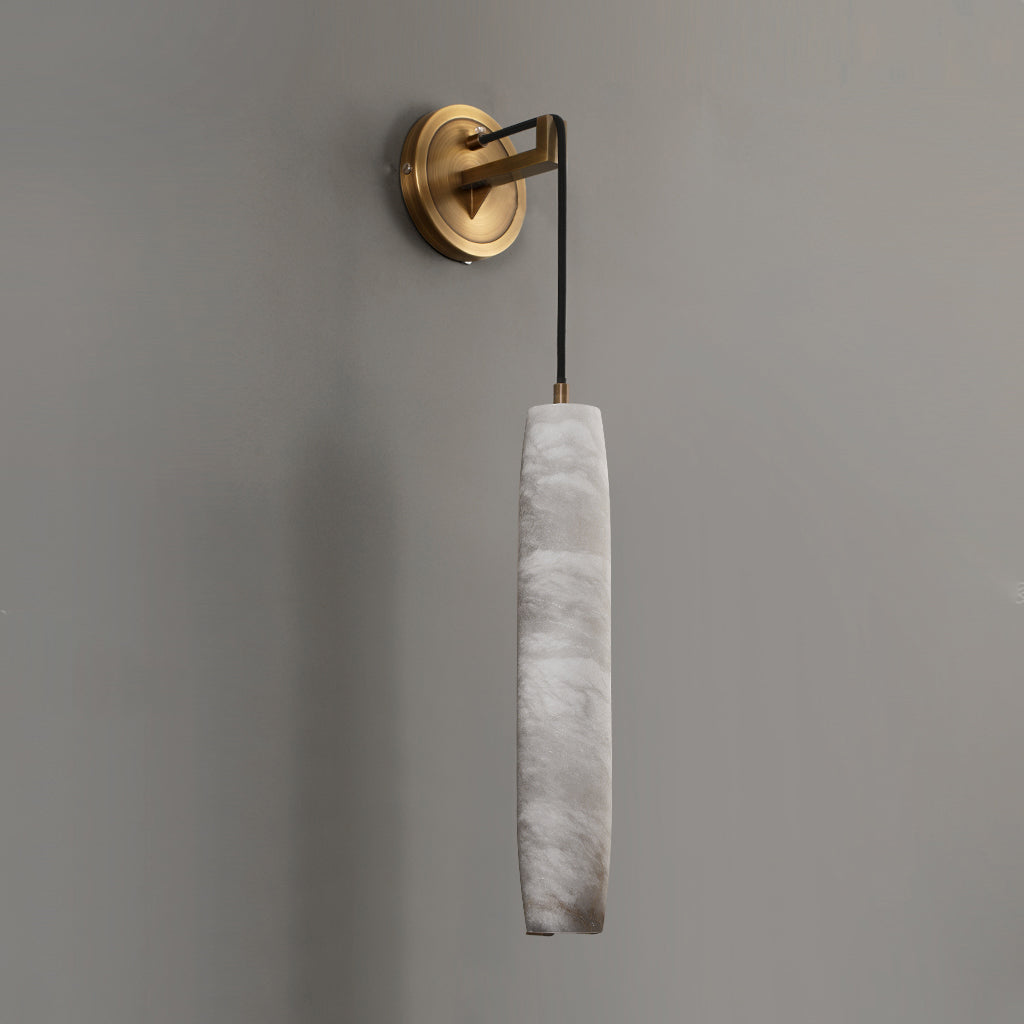Alabaster Applique Murale Métal Flûte Créativité Salon