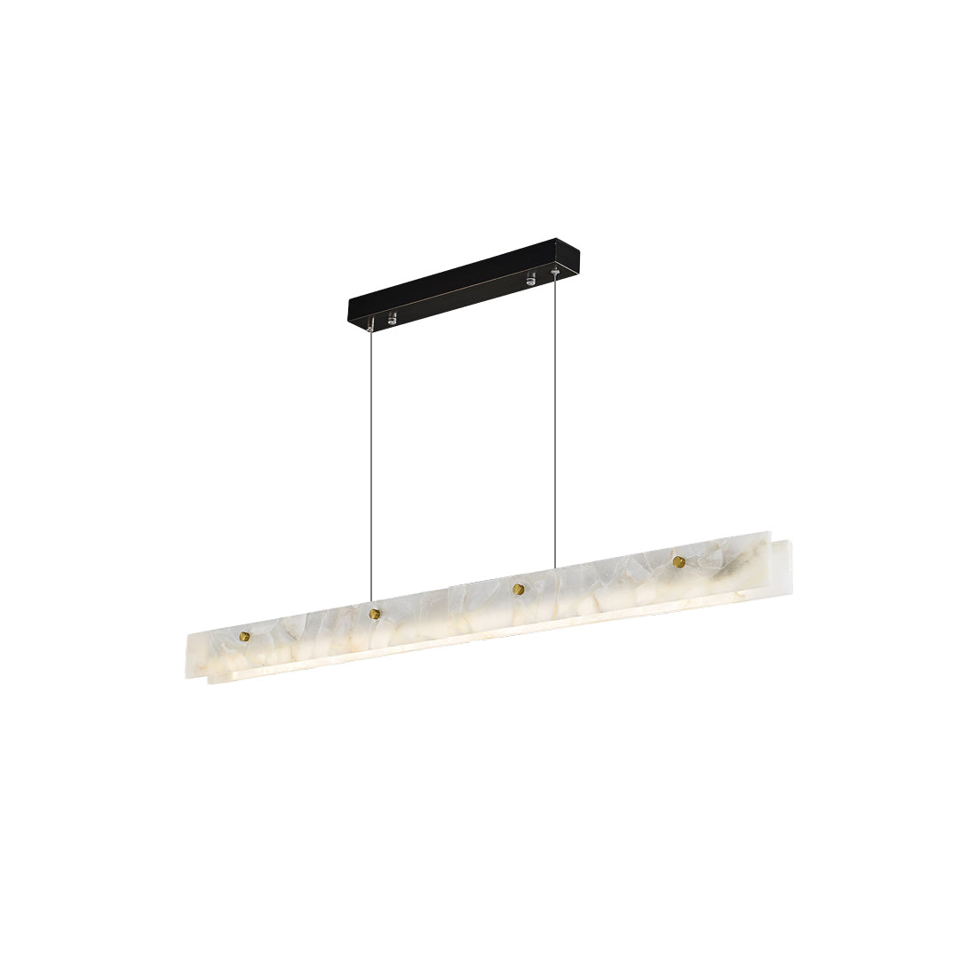 Ljomuvye Suspension Métal Linéaire Moderne LED Salon