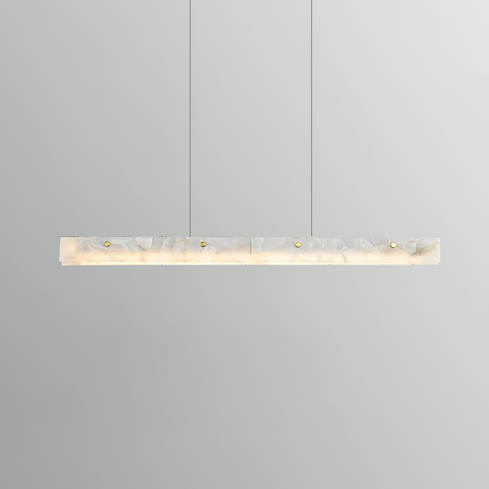 Ljomuvye Suspension Métal Linéaire Moderne LED Salon