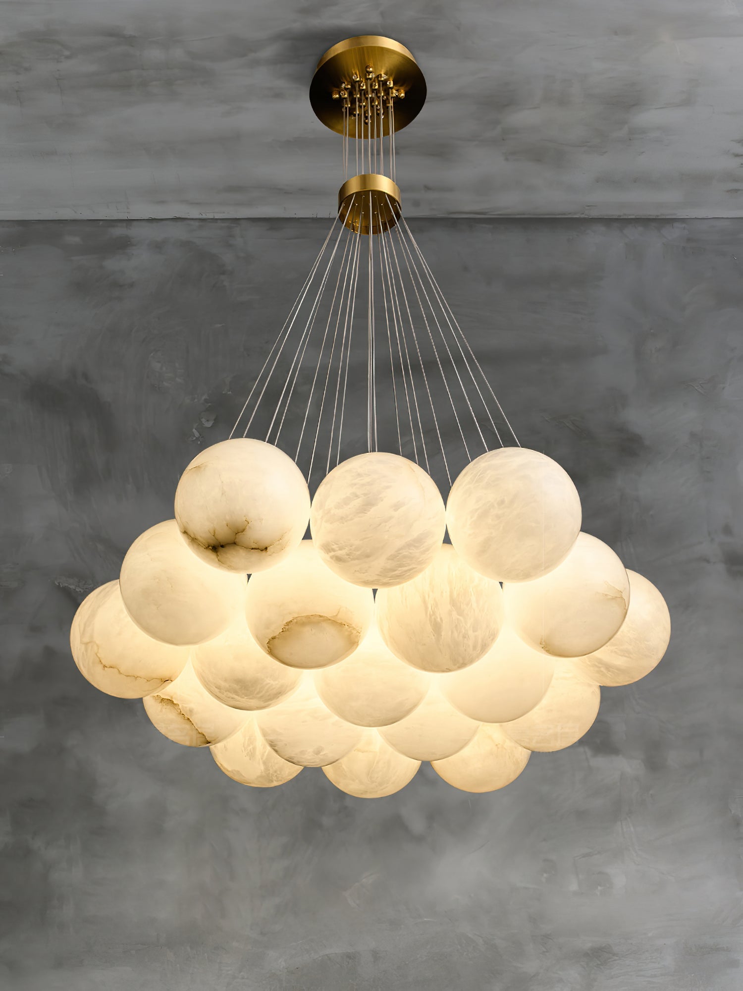 Norduvyd Lustre Métal Lunaire Créativité Salon