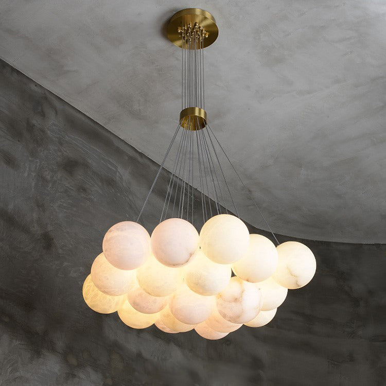 Norduvyd Lustre Métal Lunaire Créativité Salon