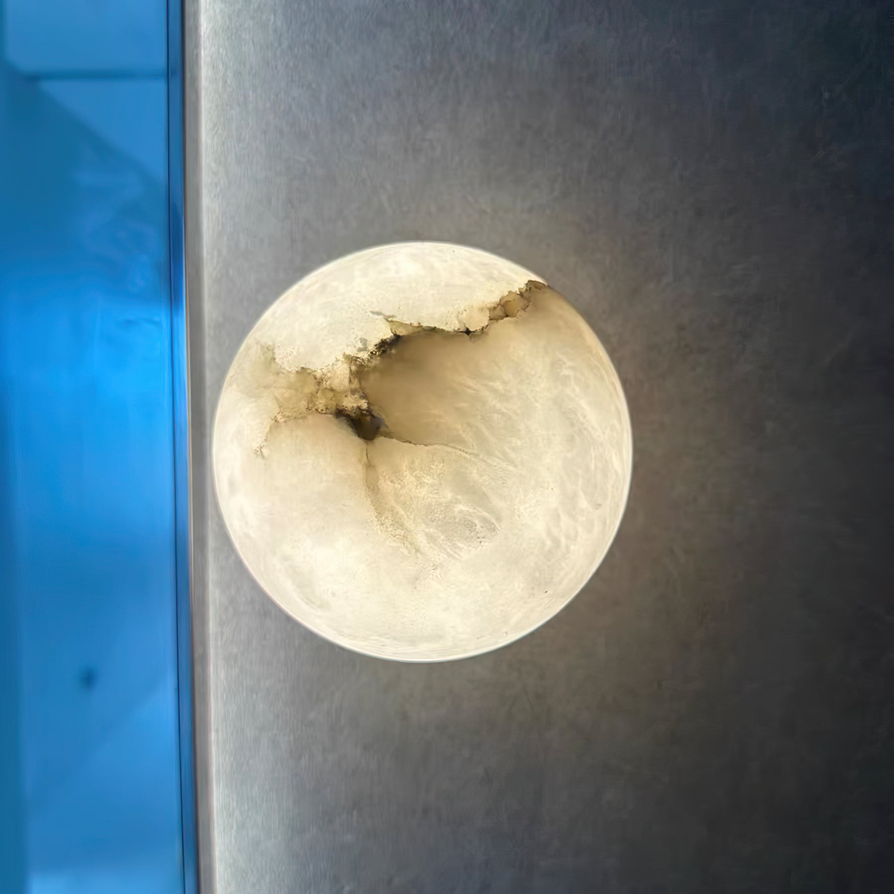 Vevinir Applique Murale Globe en Albâtre