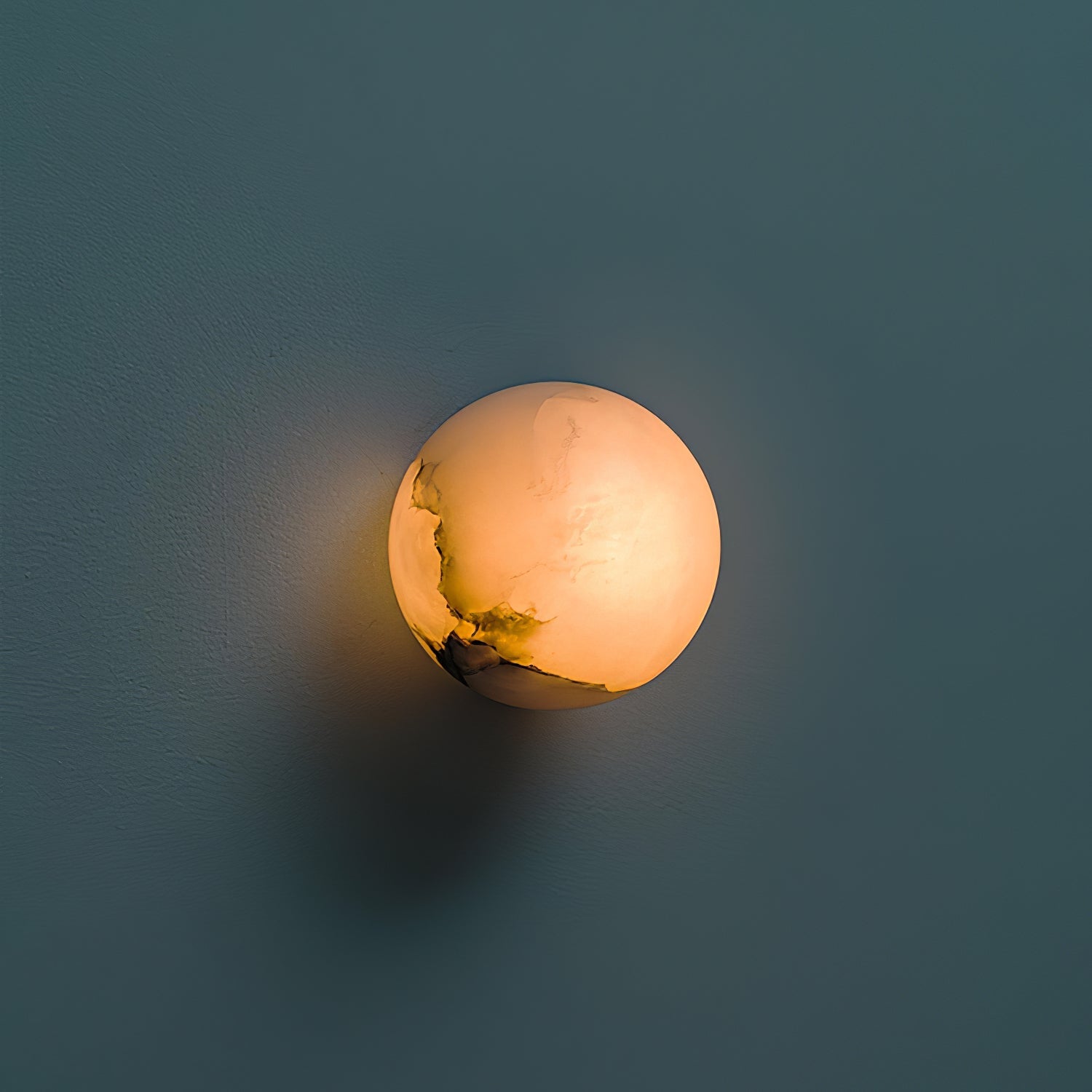 Vevinir Applique Murale Globe en Albâtre