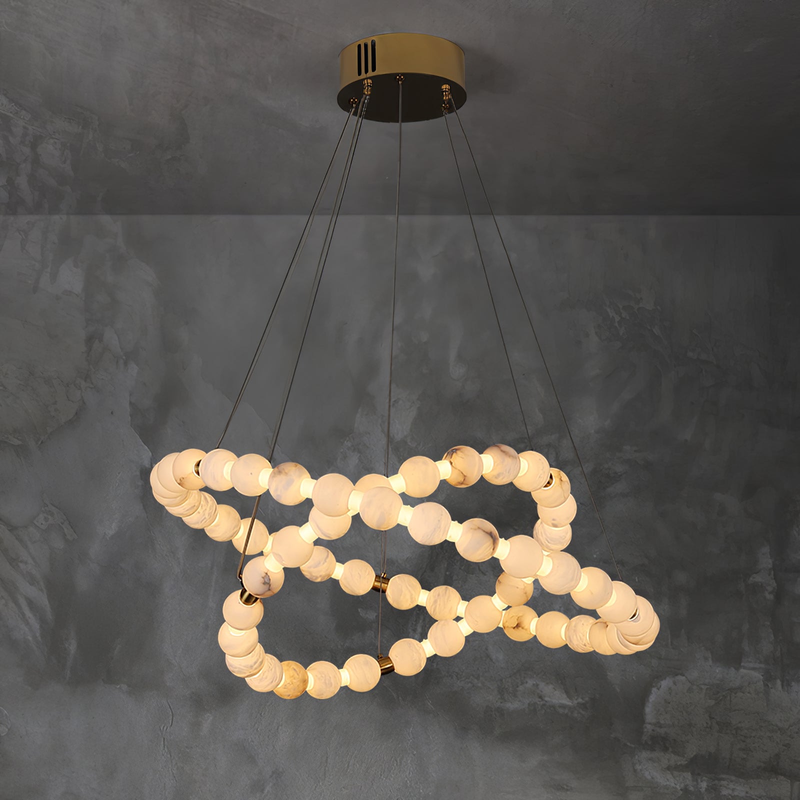 Orion Suspension Moderne en Albâtre