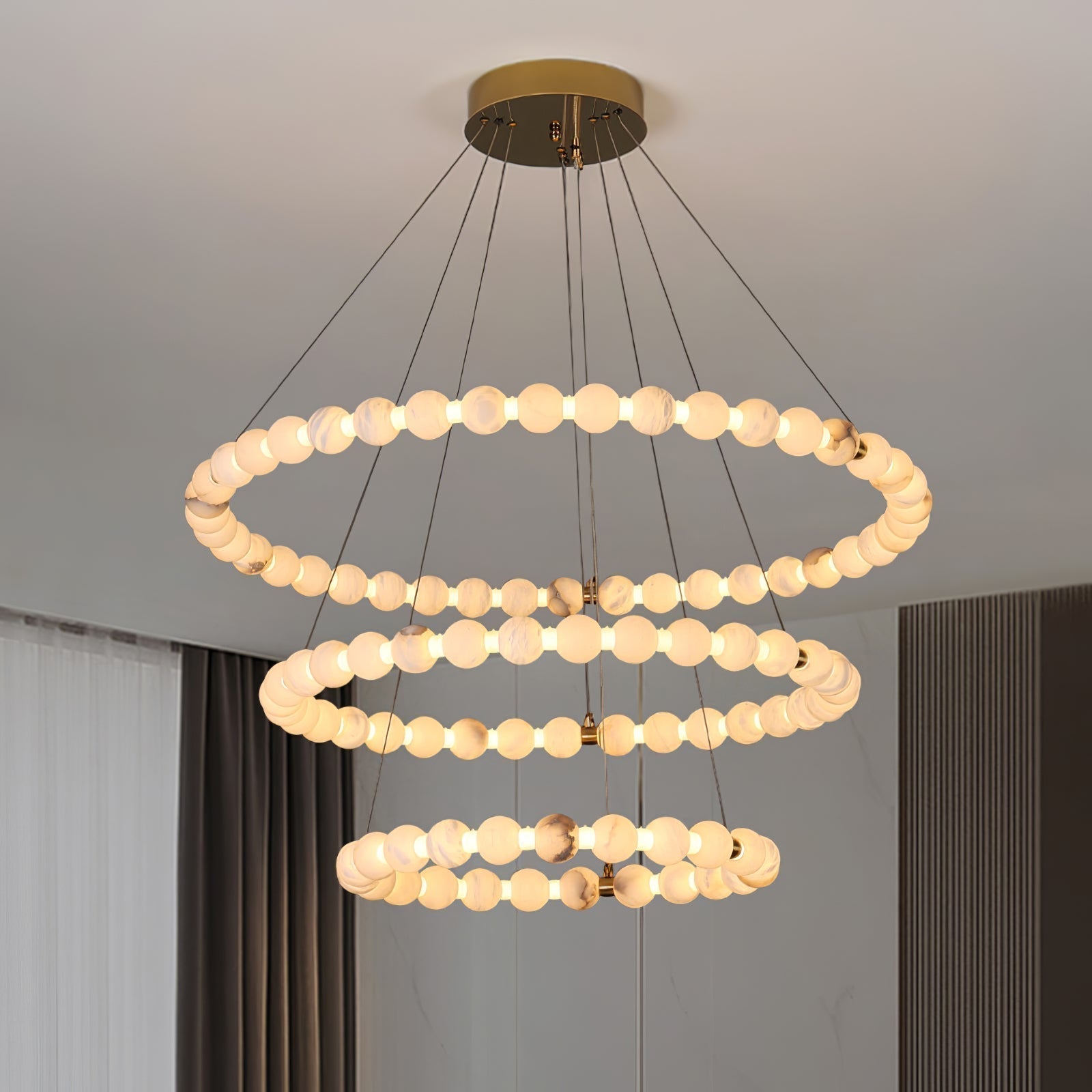 Orion Suspension Moderne en Albâtre
