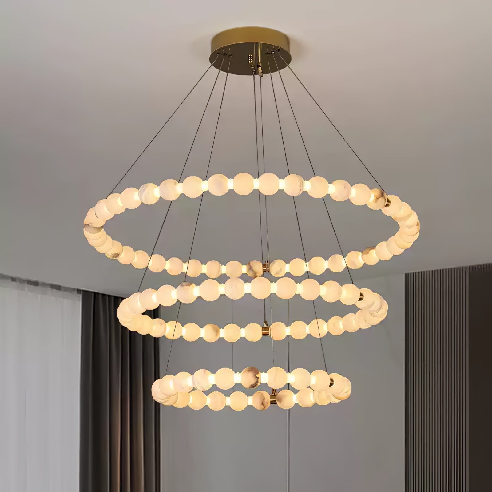 Orion Suspension Moderne en Albâtre