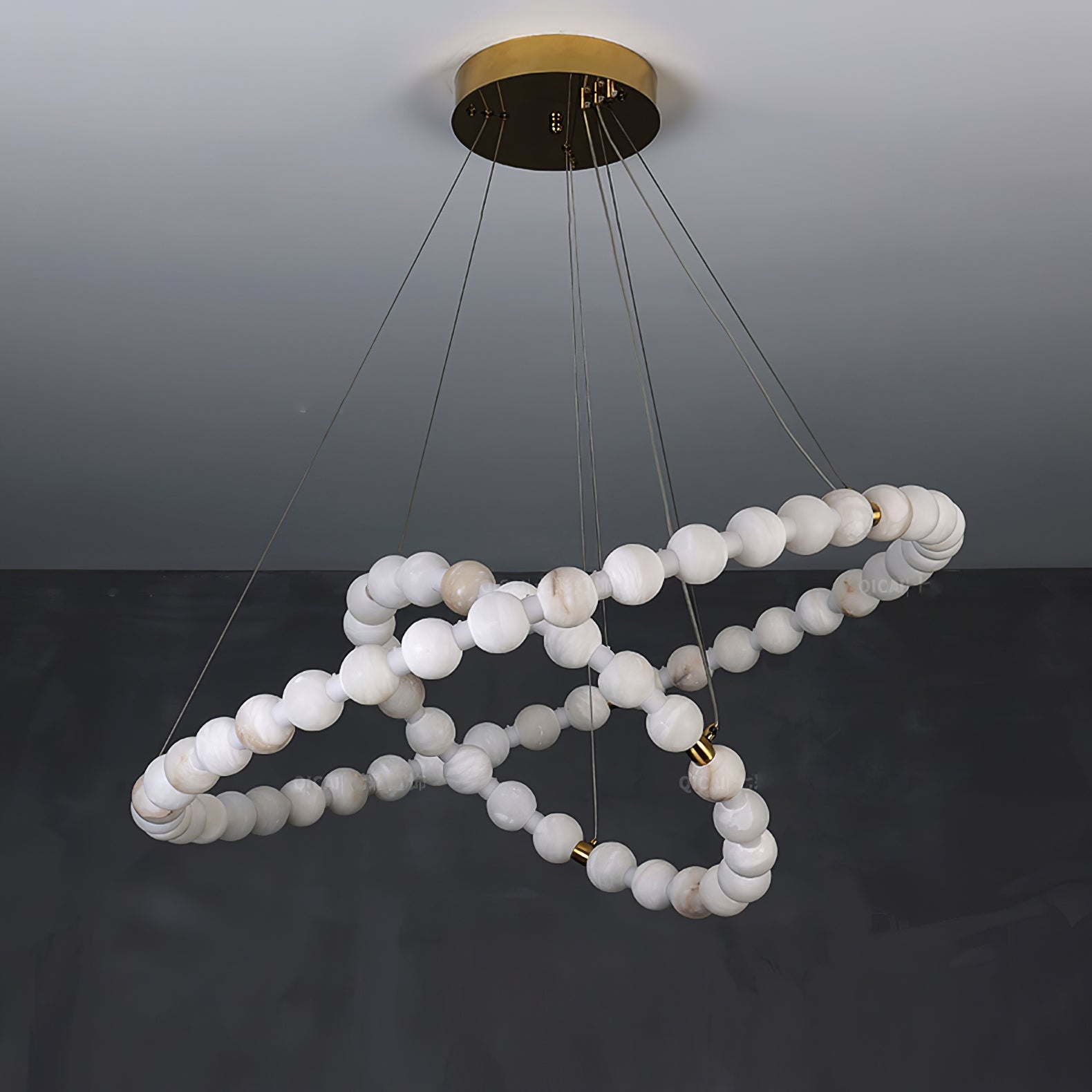 Orion Suspension Moderne en Albâtre