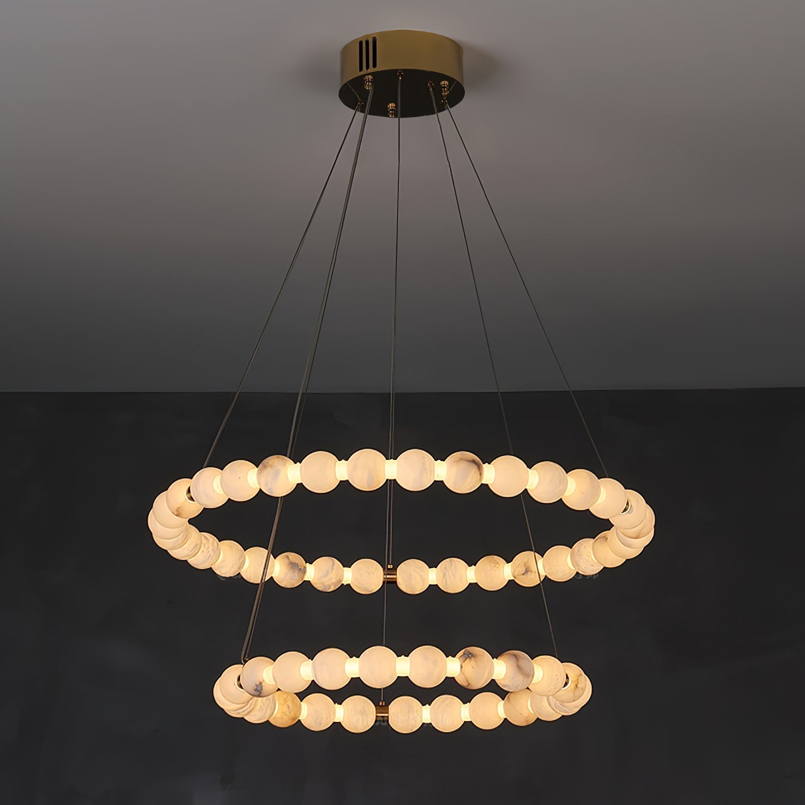 Orion Suspension Moderne en Albâtre