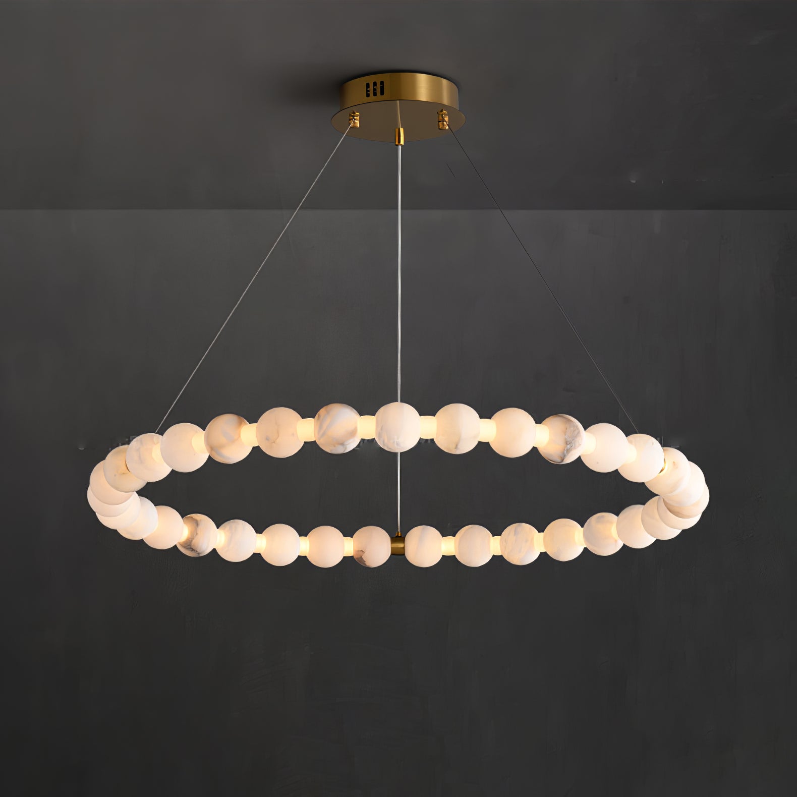 Orion Suspension Moderne en Albâtre