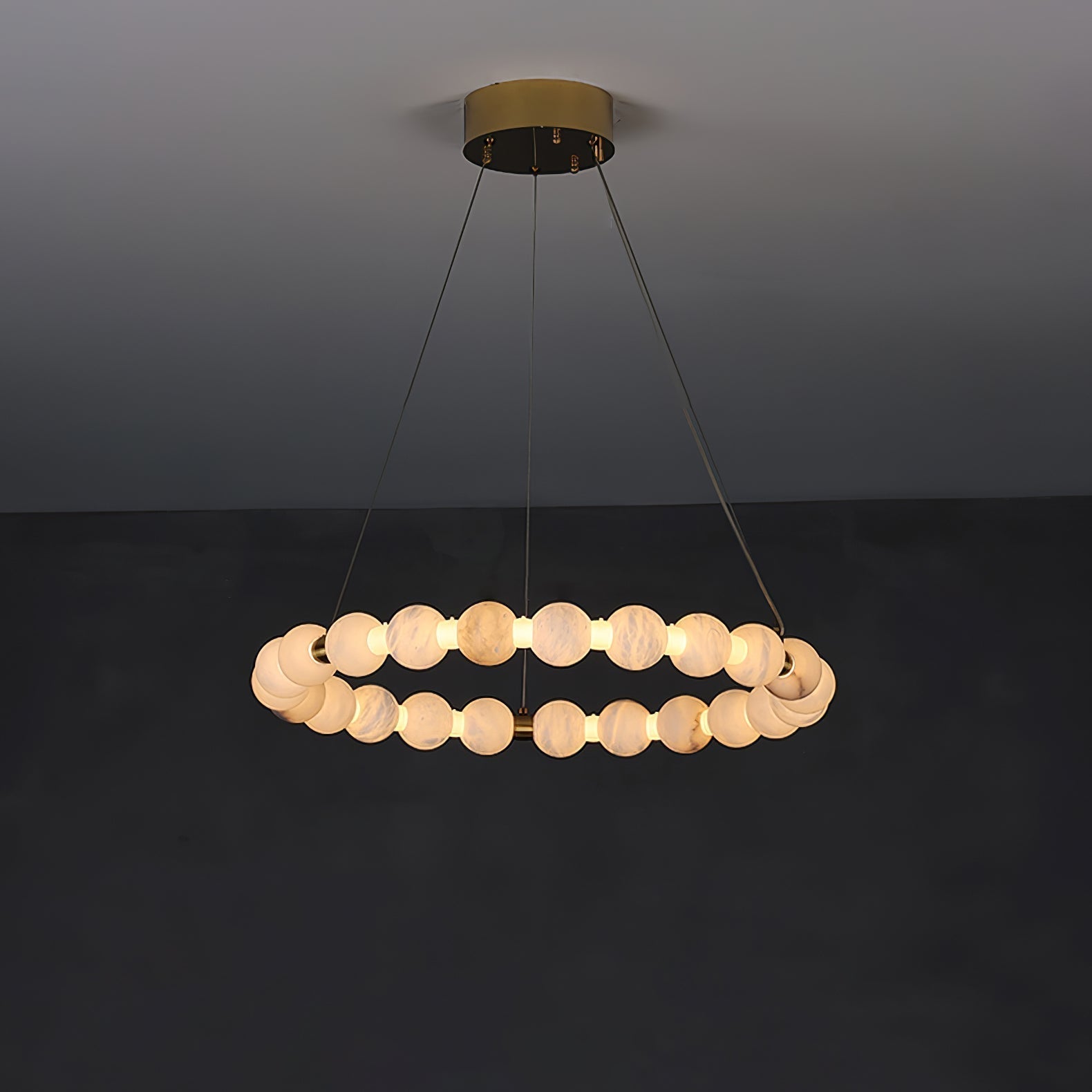Orion Suspension Moderne en Albâtre