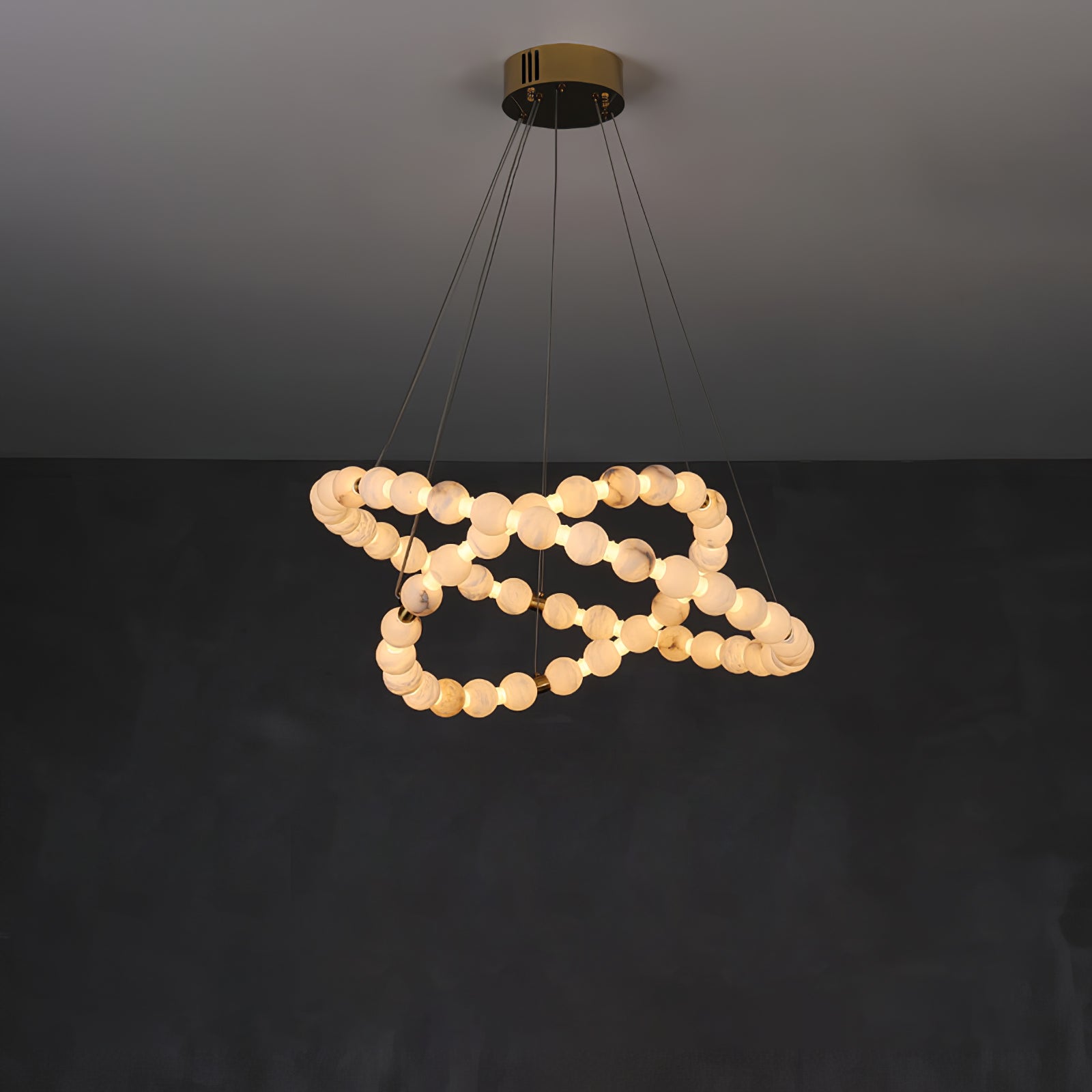 Orion Suspension Moderne en Albâtre