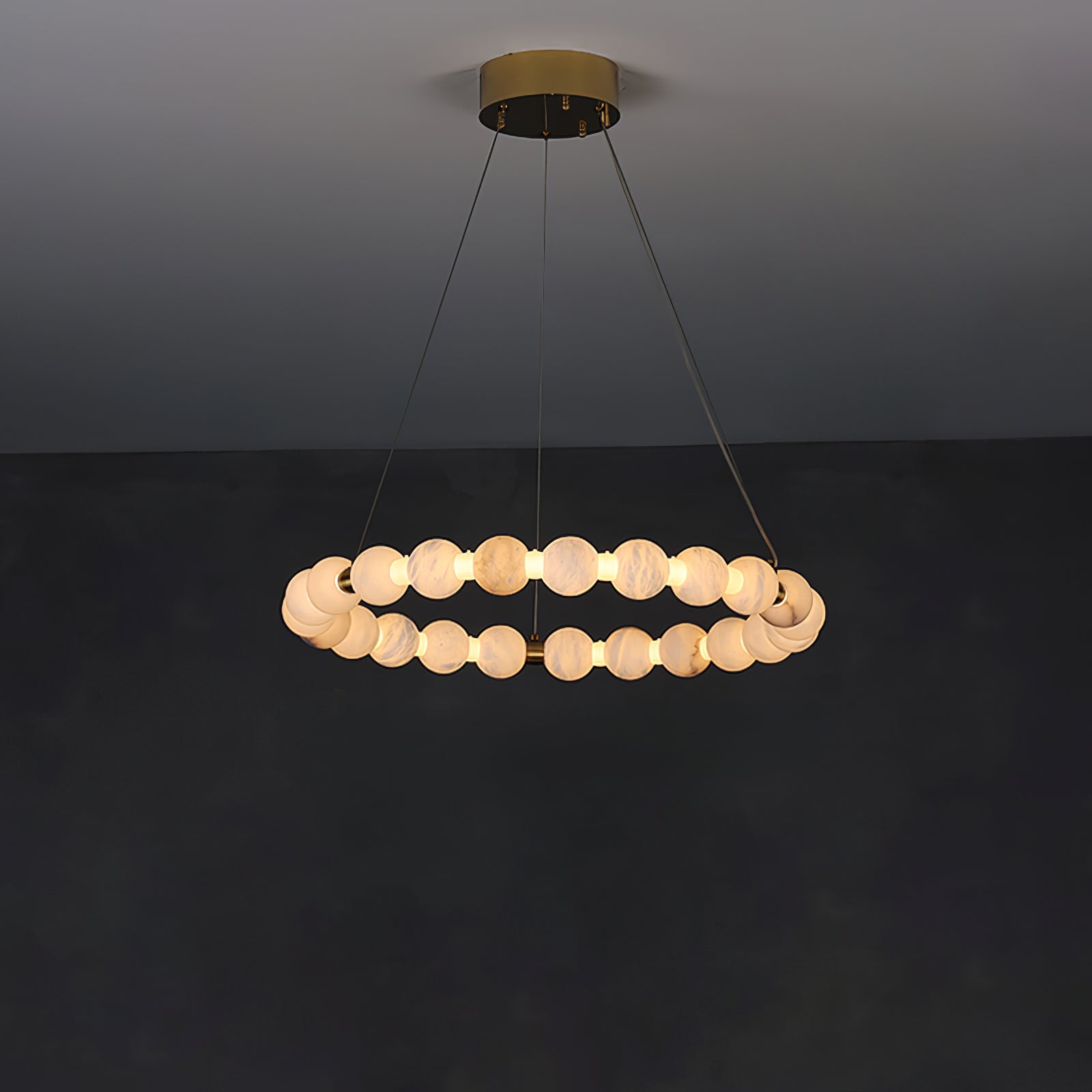 Orion Suspension Moderne en Albâtre