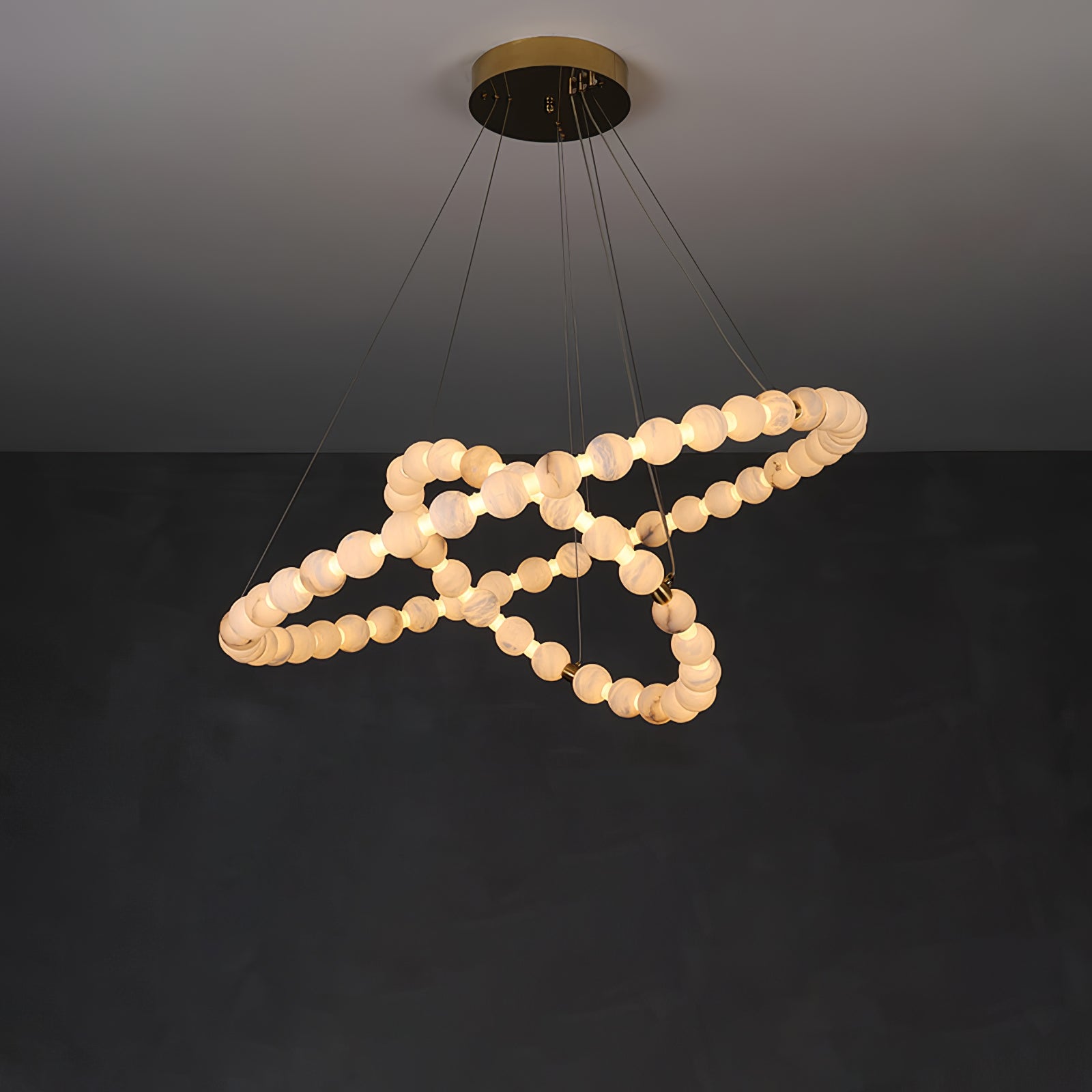 Orion Suspension Moderne en Albâtre