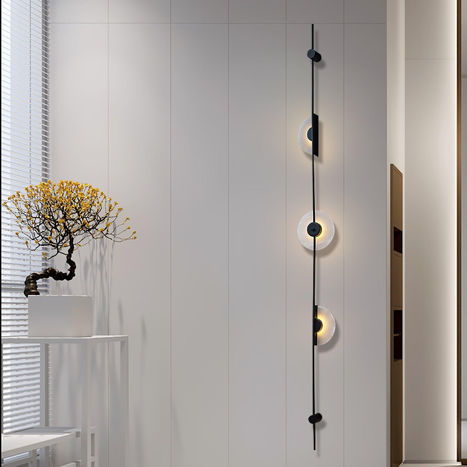 Edria Minimalist Alabaster Wall Light